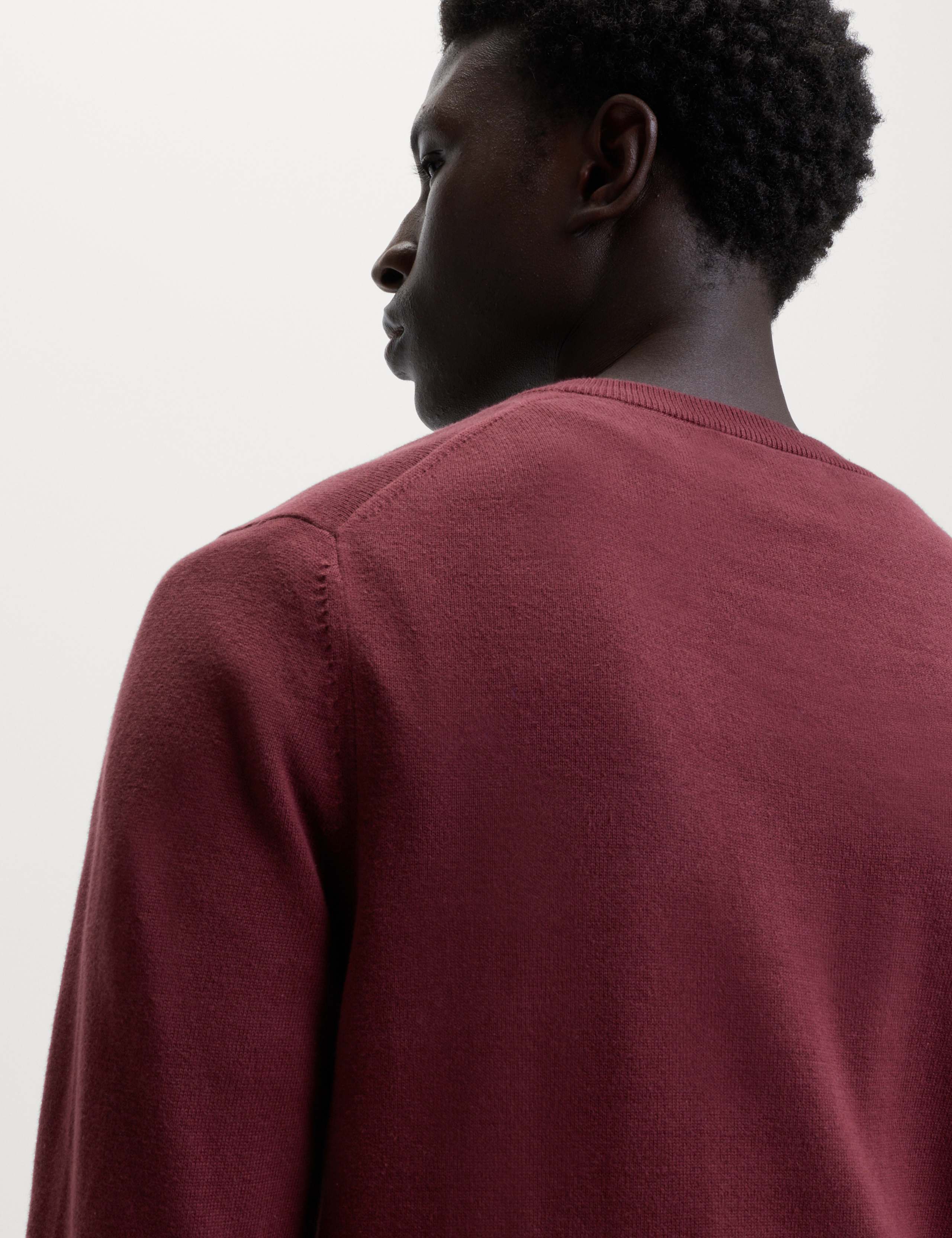 Pure Cotton V-Neck Jumper 5 of 6