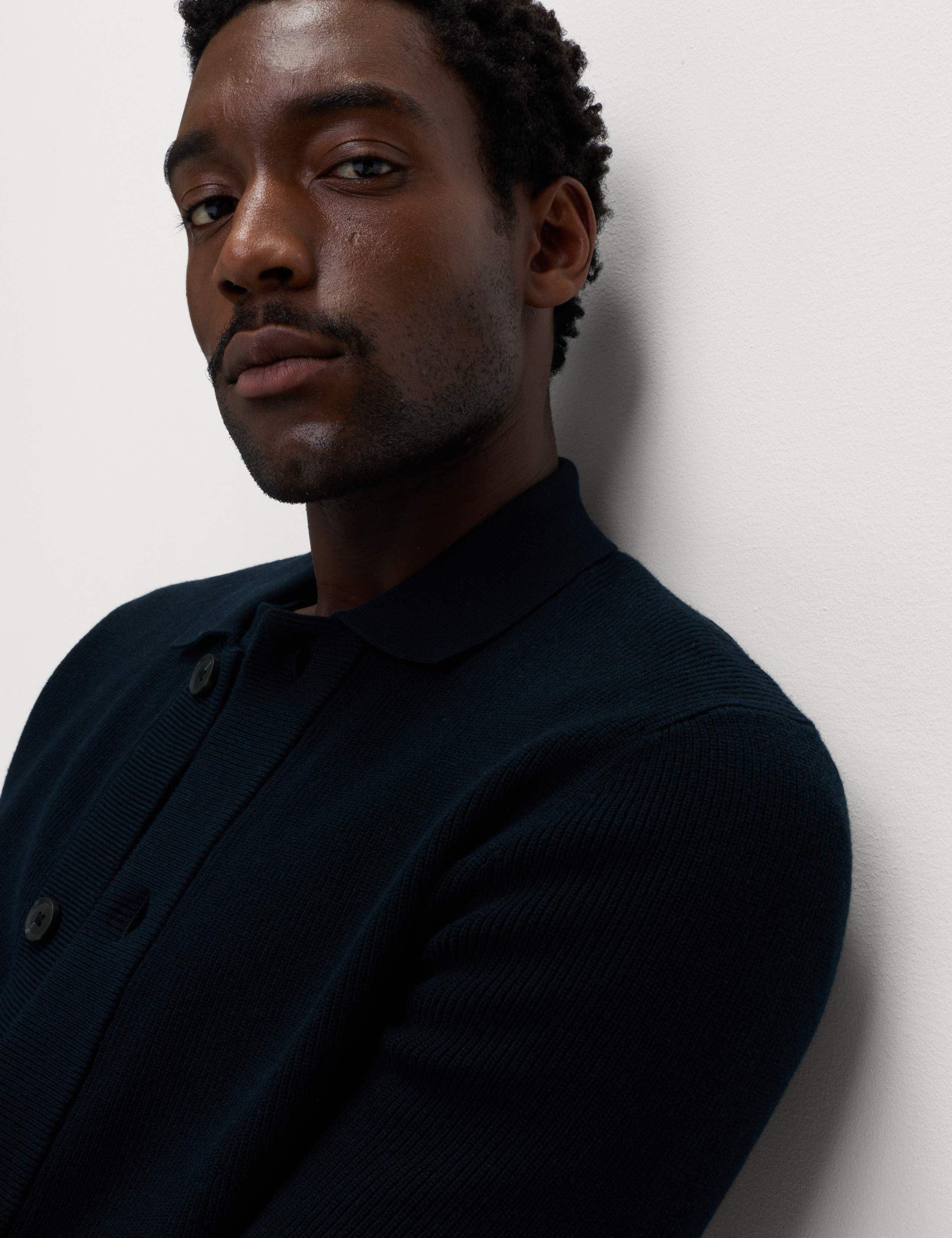 Cotton Blend Knitted Jacket 3 of 6