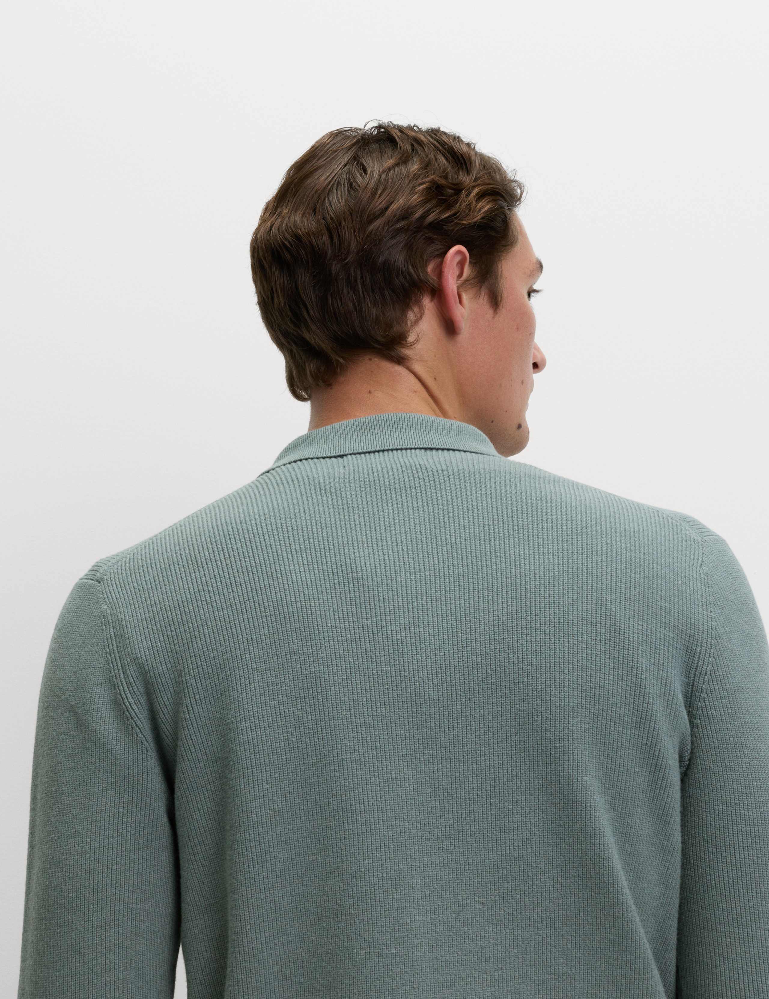 Cotton Blend Knitted Jacket 4 of 5