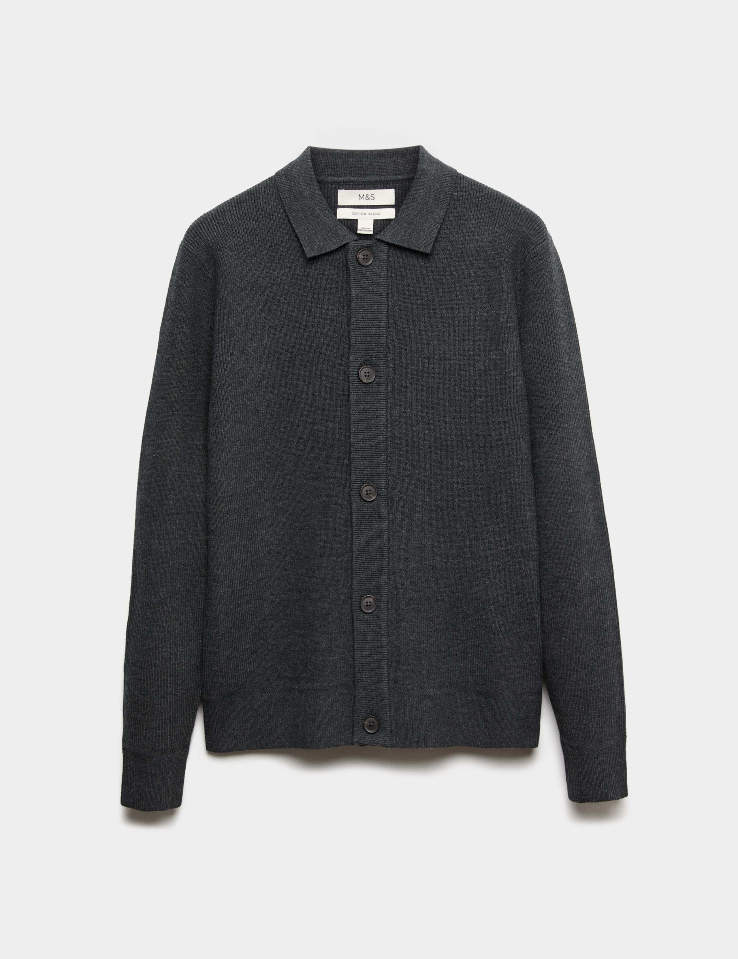 Cotton Blend Knitted Jacket 2 of 5