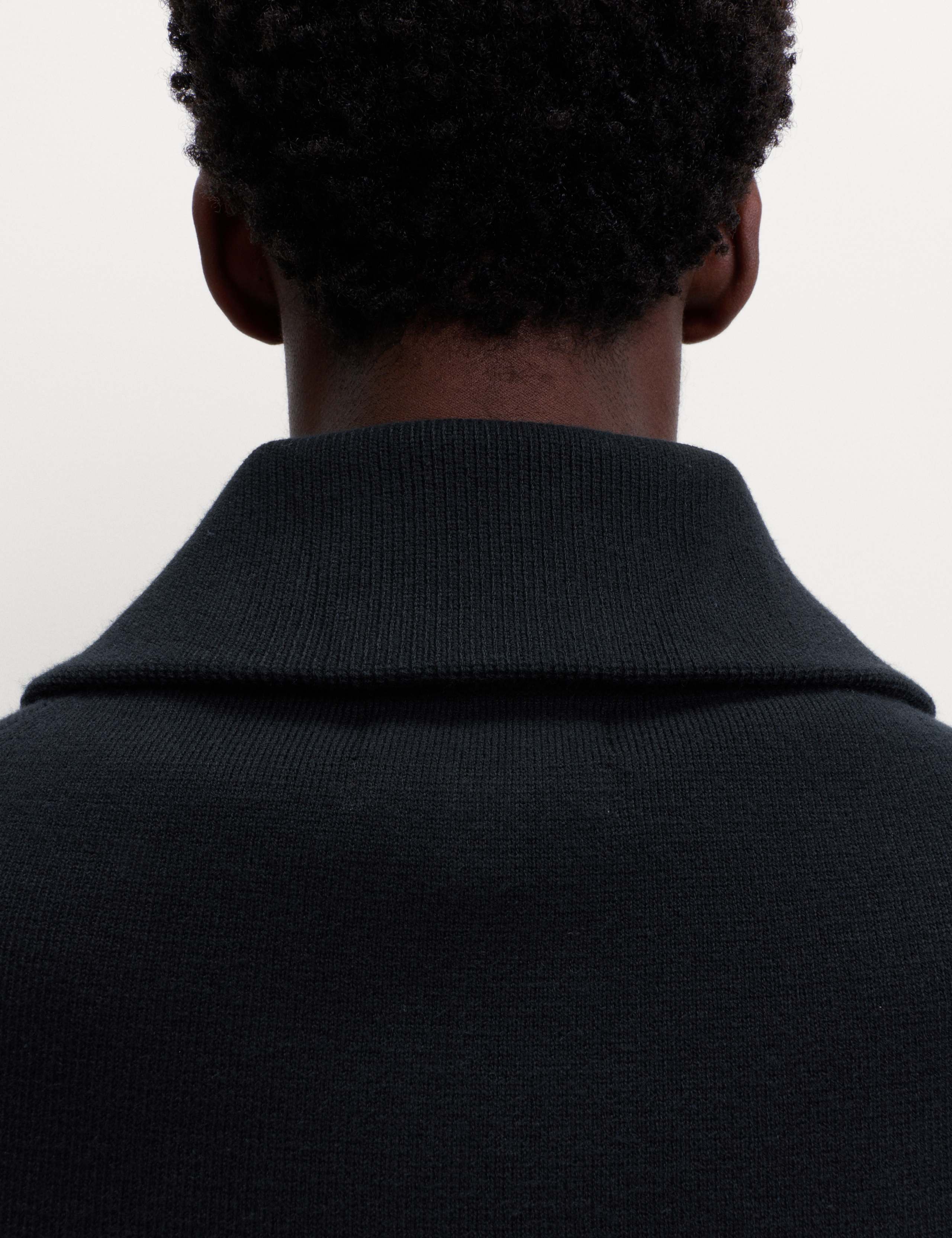 Cotton Blend Milano-Knit Zip Up Jumper 6 of 6