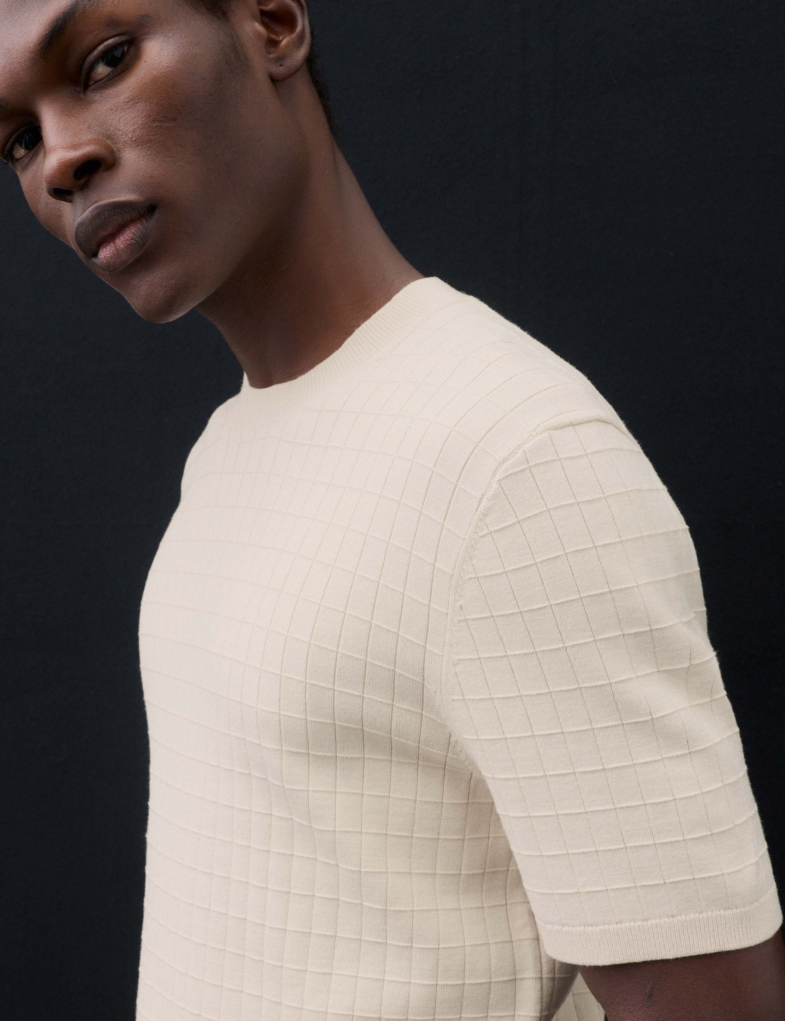 Performance Regular Fit Knitted T-Shirt 6 of 7