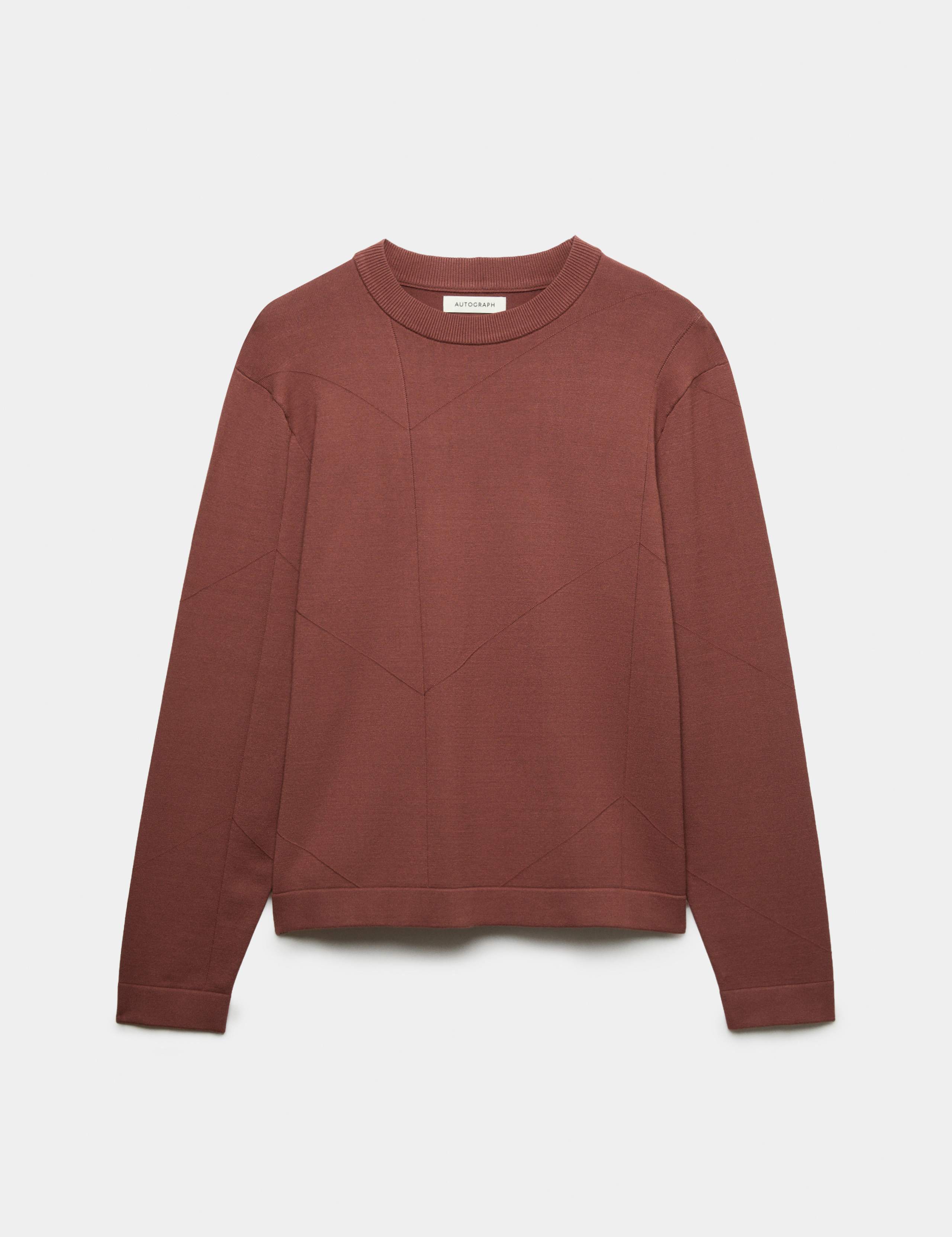 Oversized Crew Neck Knitted Jumper 2 of 7