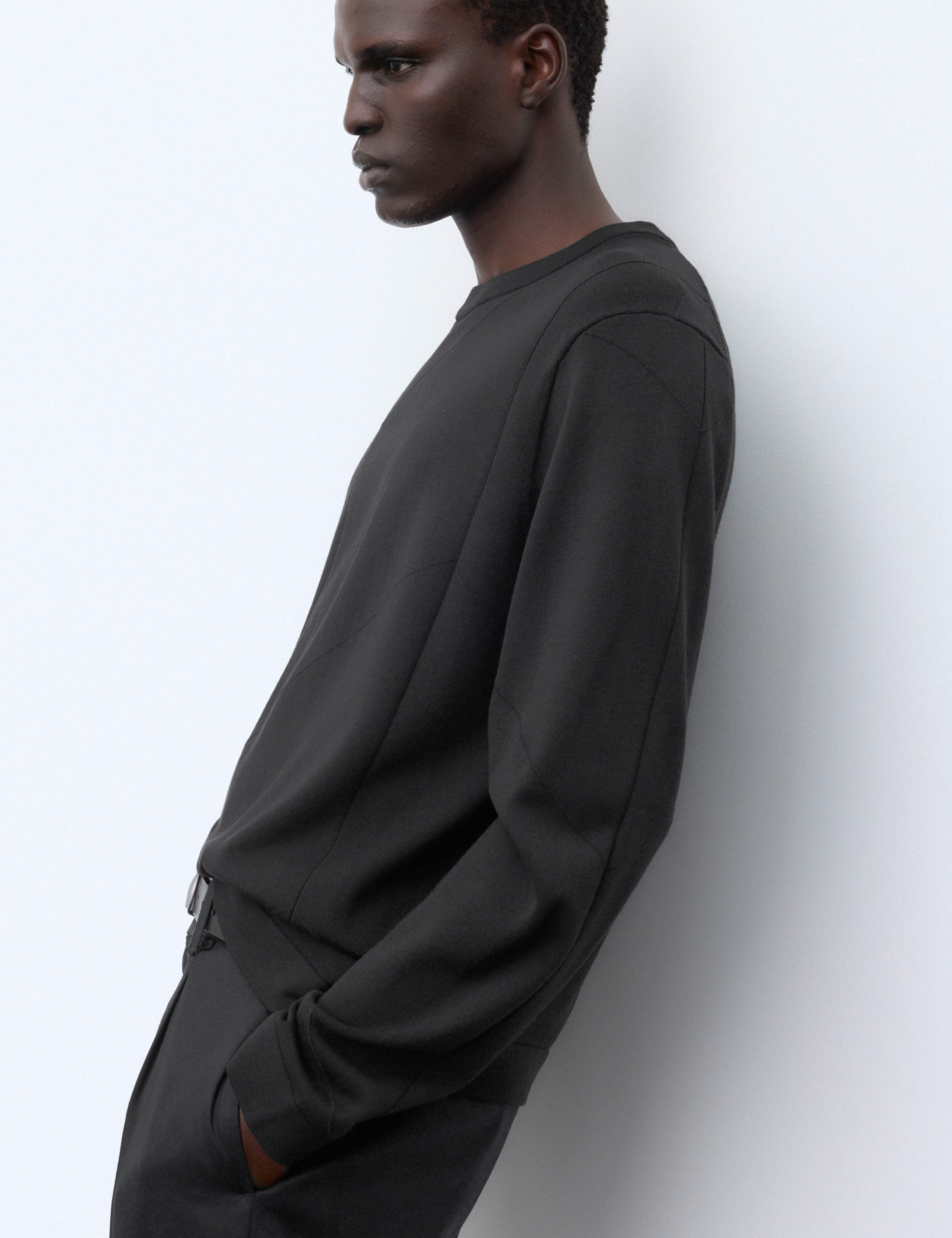 Oversized Crew Neck Knitted Jumper 5 of 6