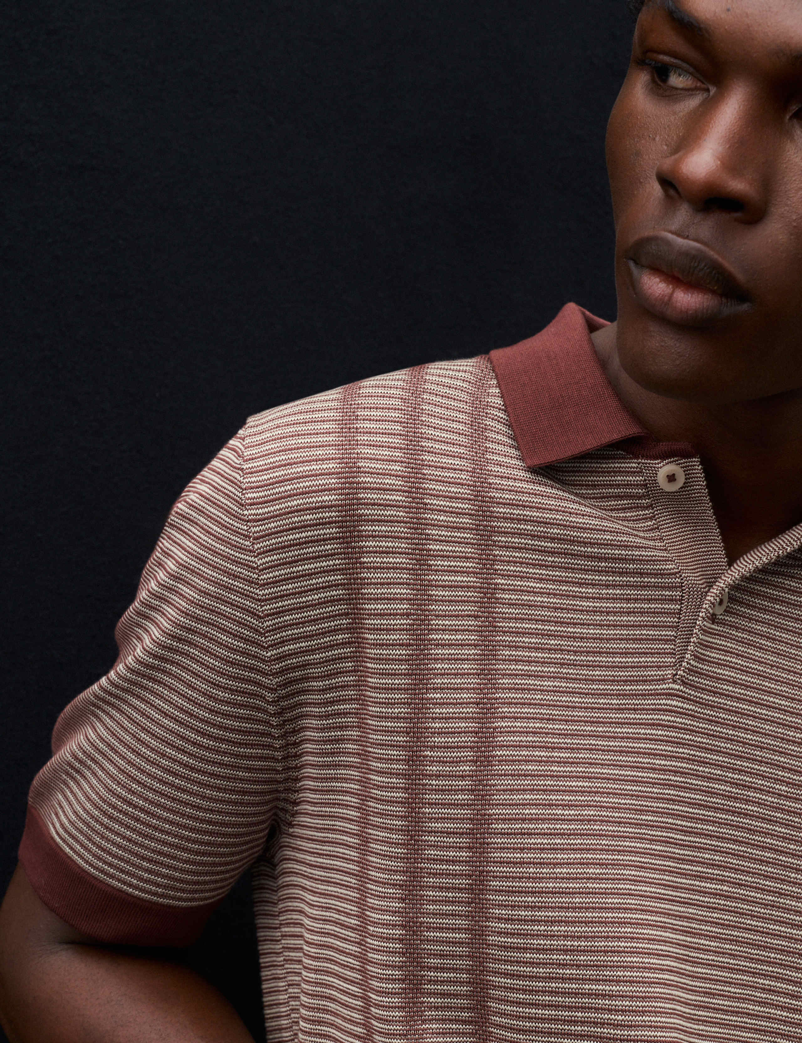 Regular Fit Pure Cotton Knitted Polo Shirt 6 of 6