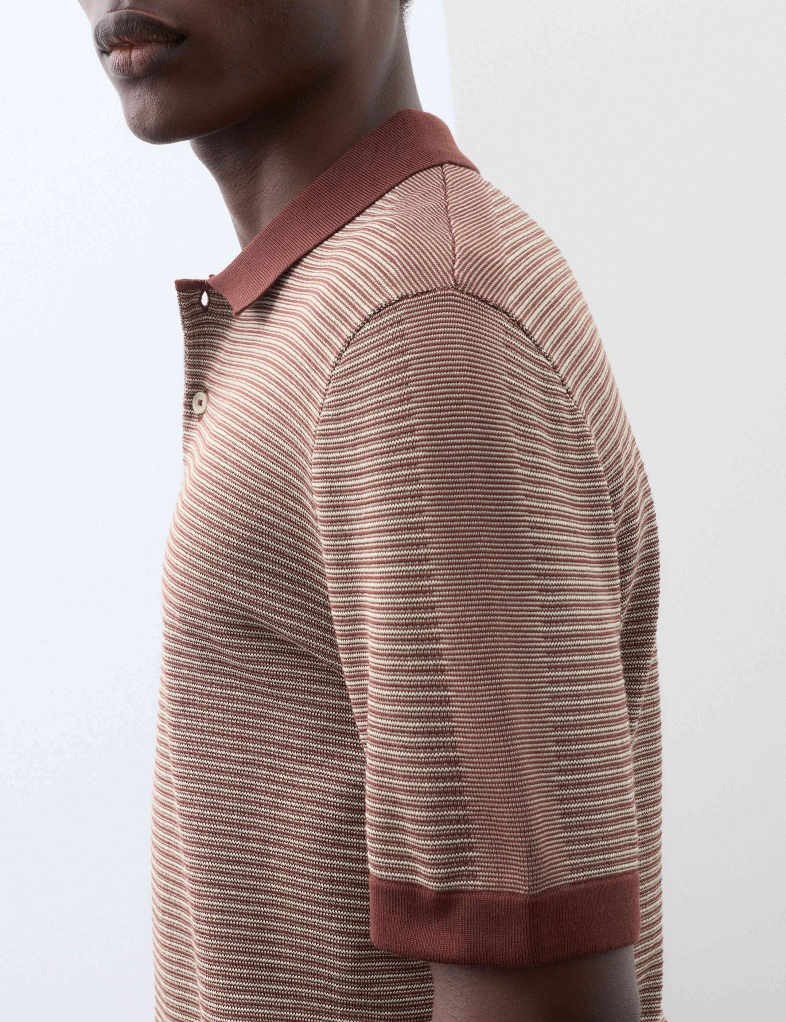 Regular Fit Pure Cotton Knitted Polo Shirt 5 of 6