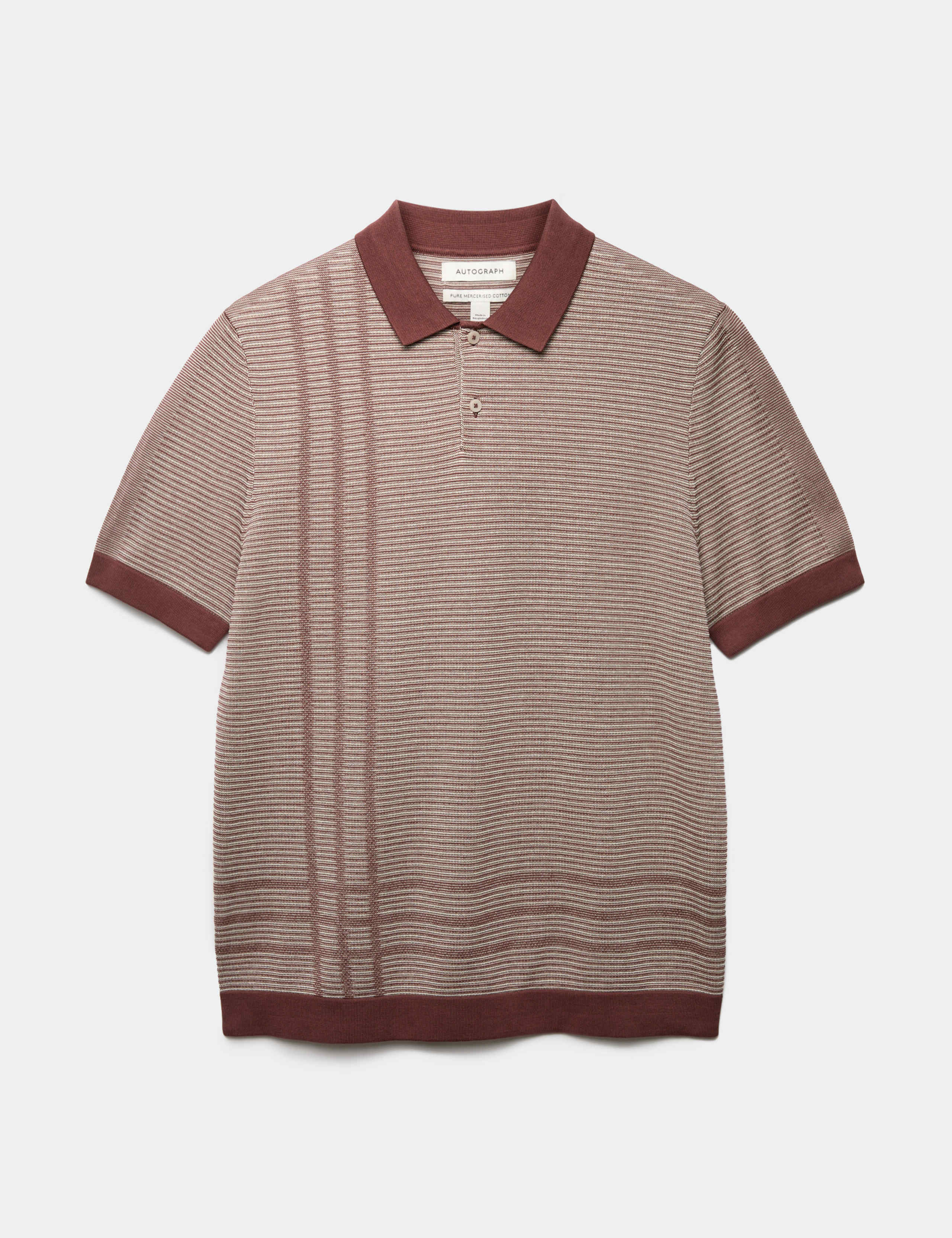 Regular Fit Pure Cotton Knitted Polo Shirt 2 of 6