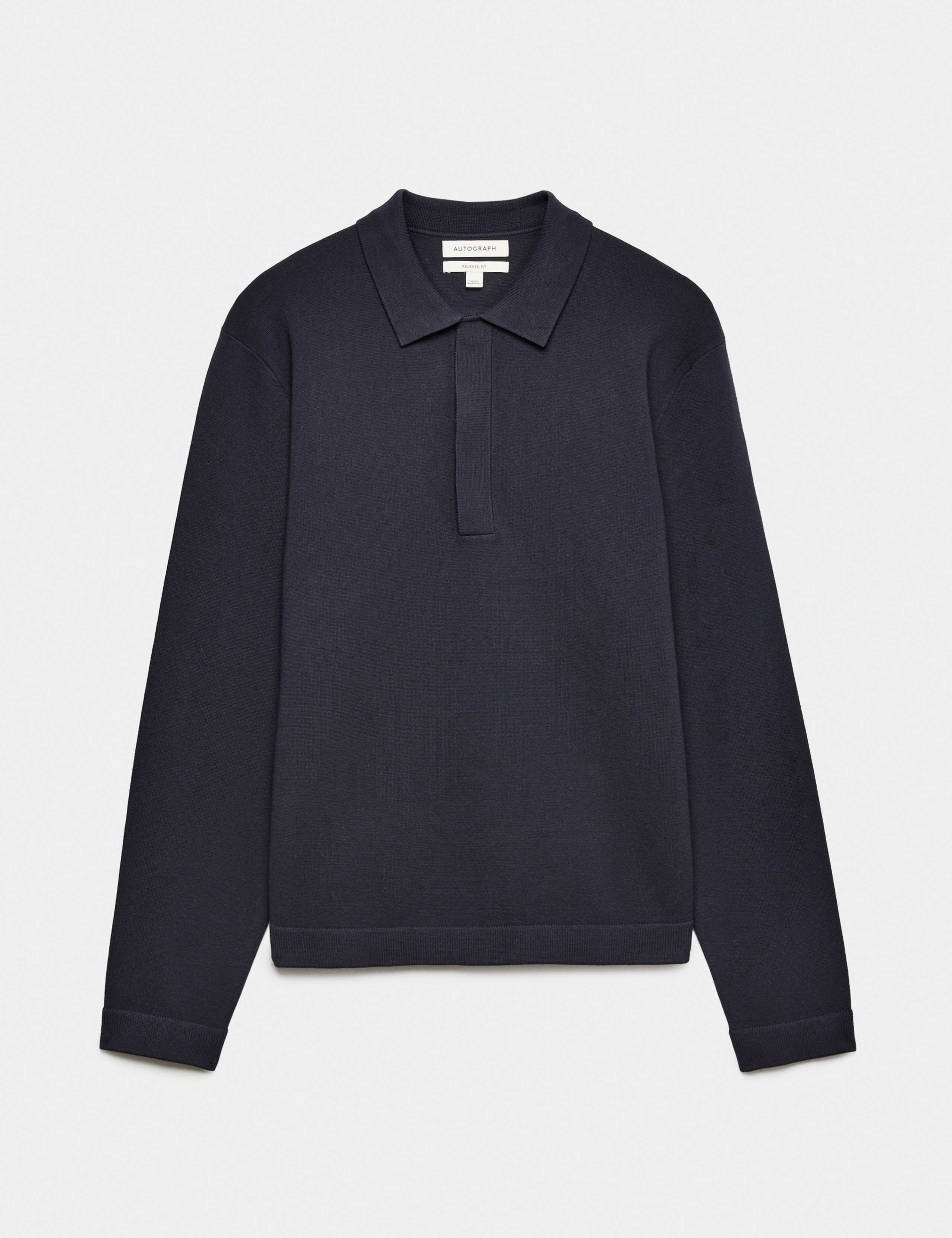 Long Sleeve Knitted Polo Shirt 2 of 7