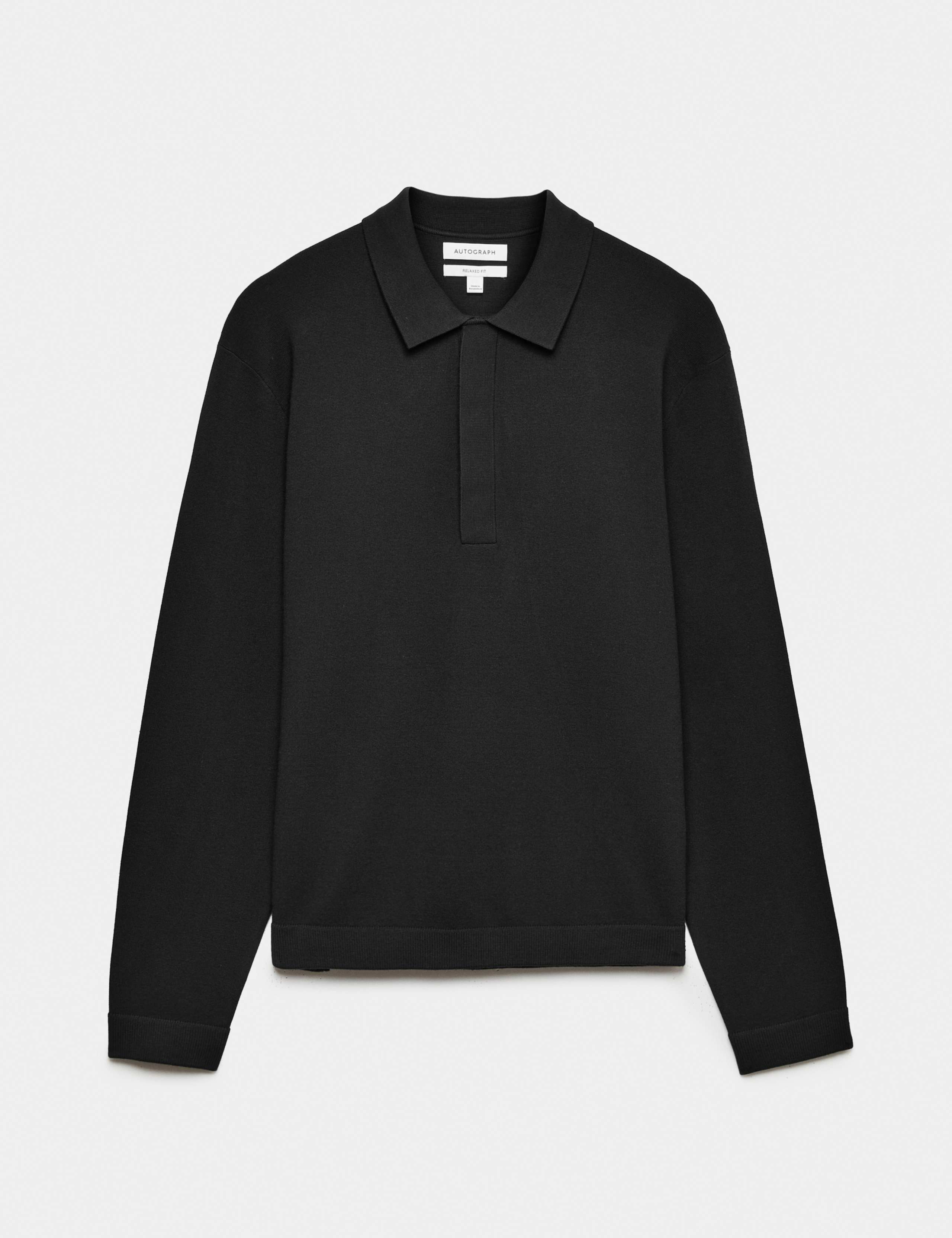 Long Sleeve Knitted Polo Shirt 2 of 8