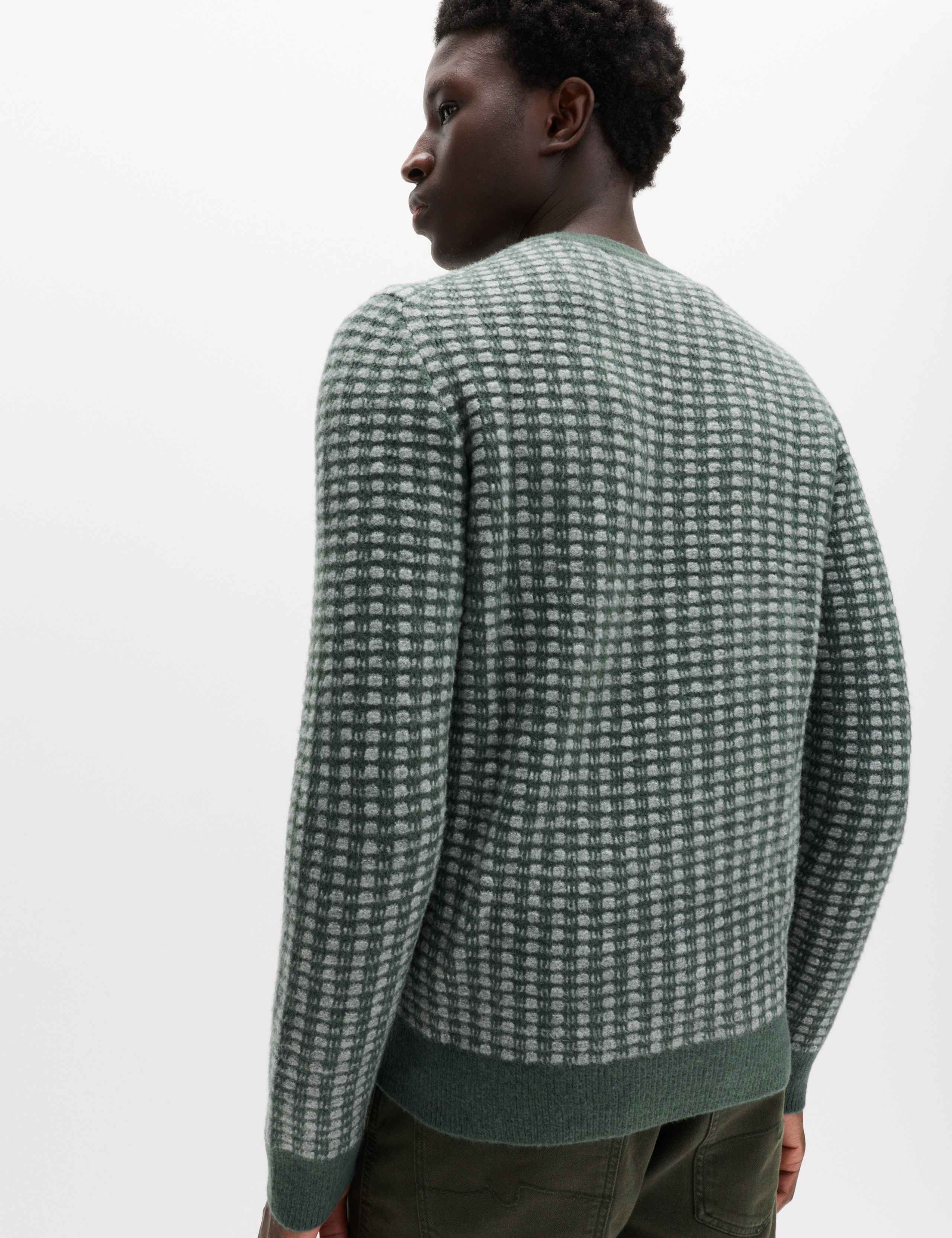 Supersoft Textured Stitch Crew Neck Jumper 6 of 6