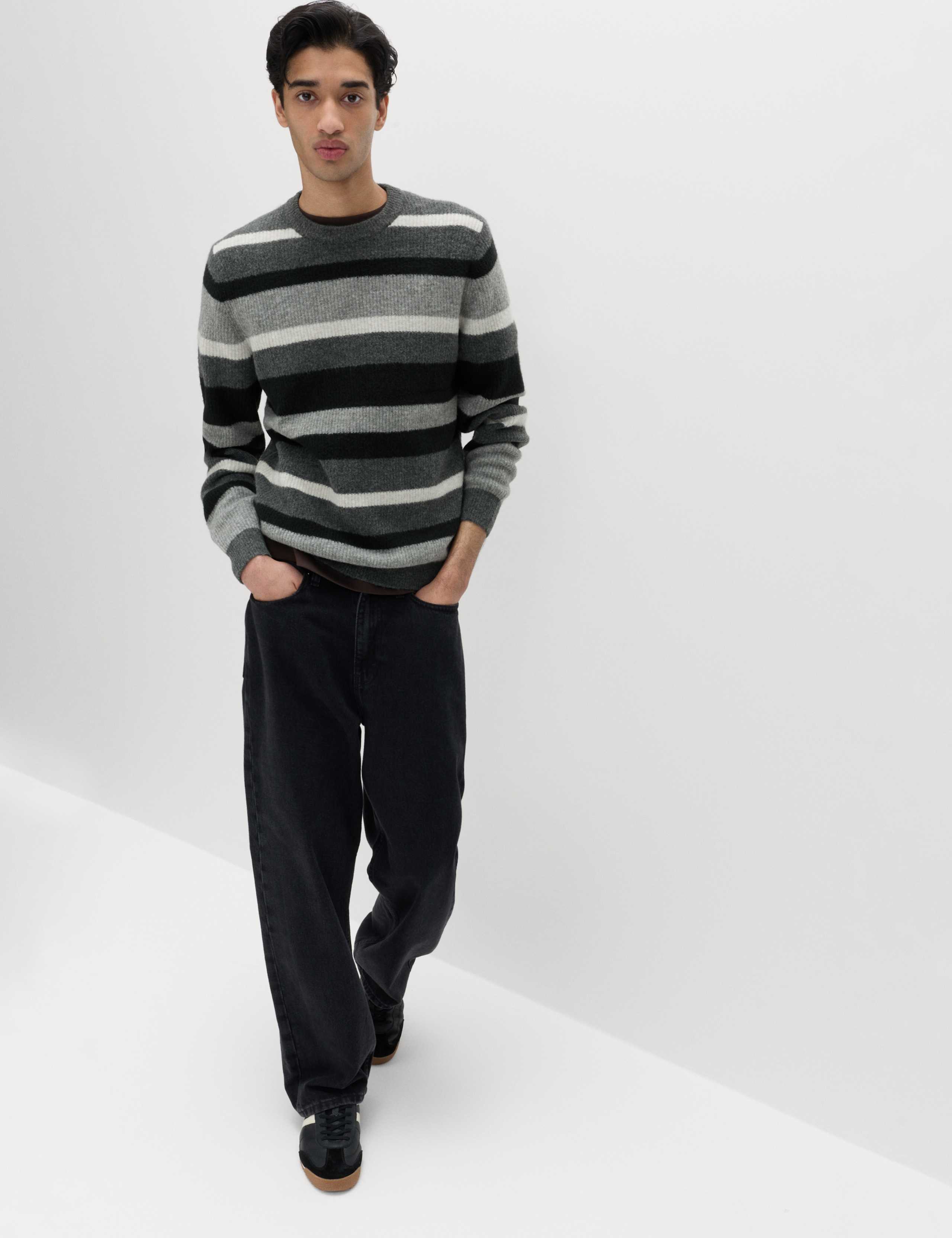 Supersoft Wide Stripe Crew Neck Jumper 3 of 6