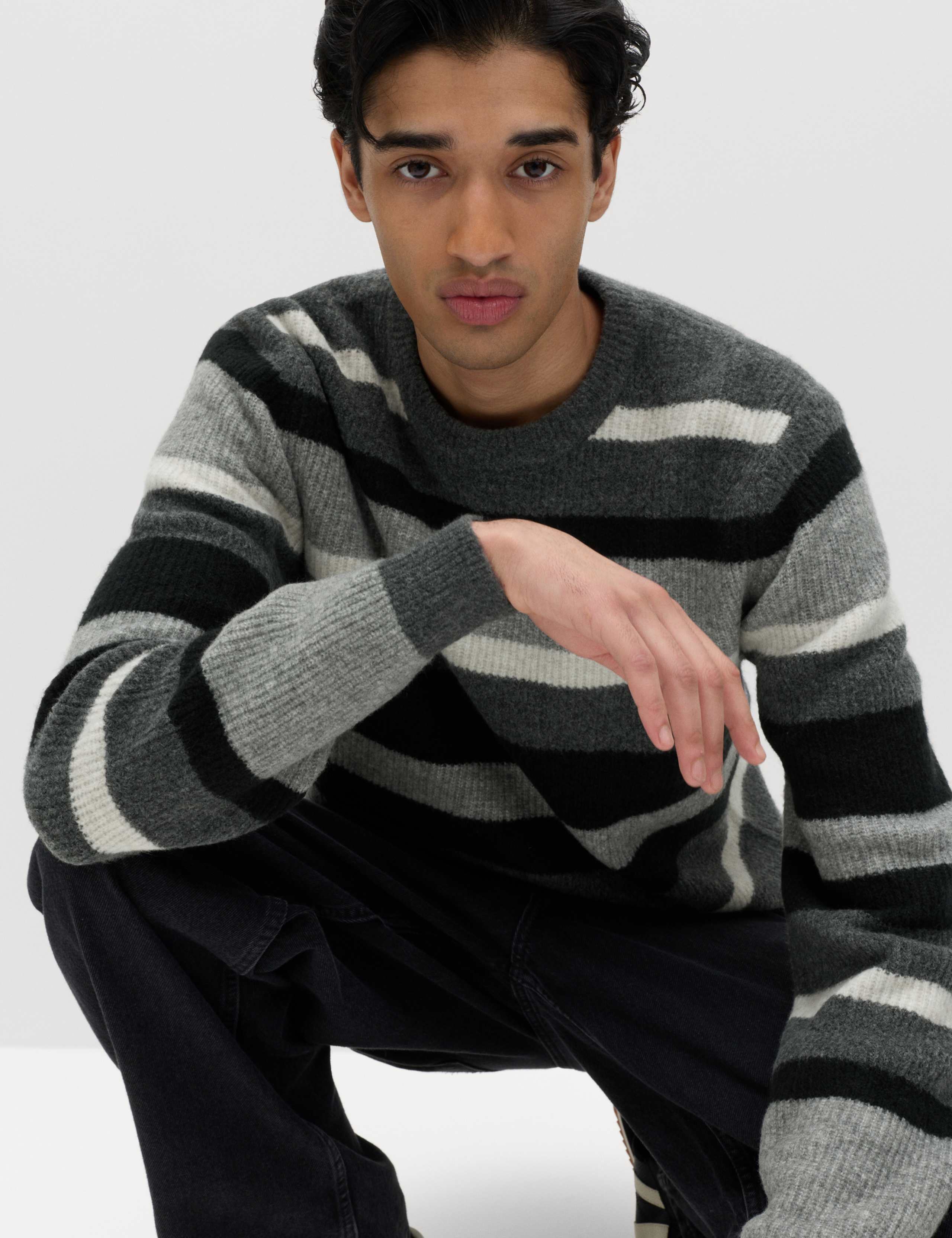 Supersoft Wide Stripe Crew Neck Jumper 6 of 6