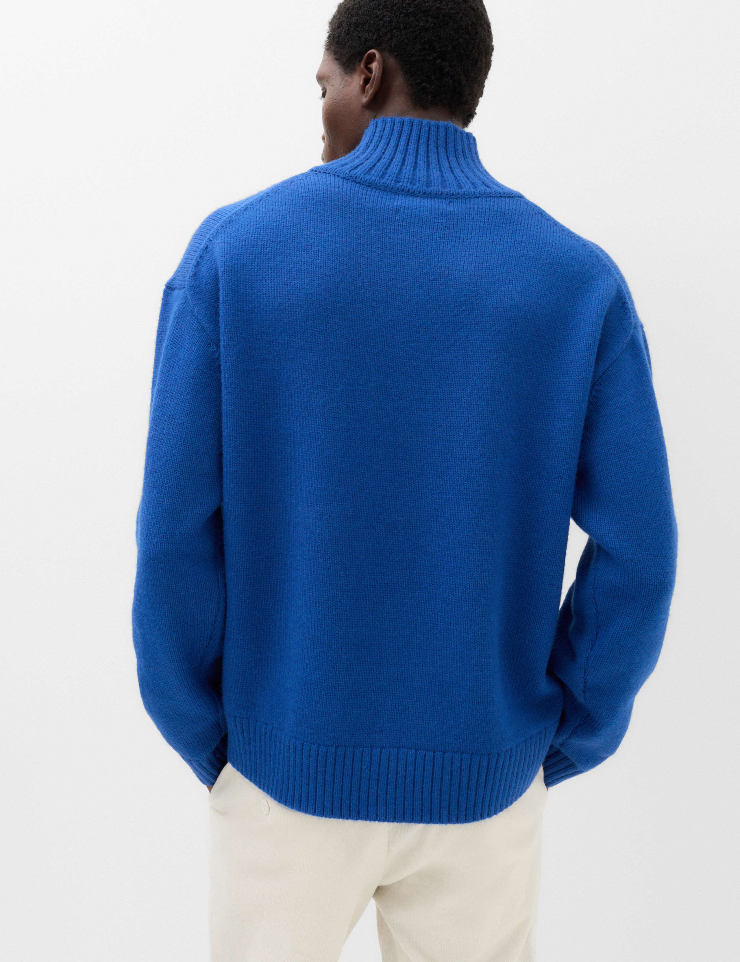 Wool Blend Funnel Neck Jumper 5 of 6