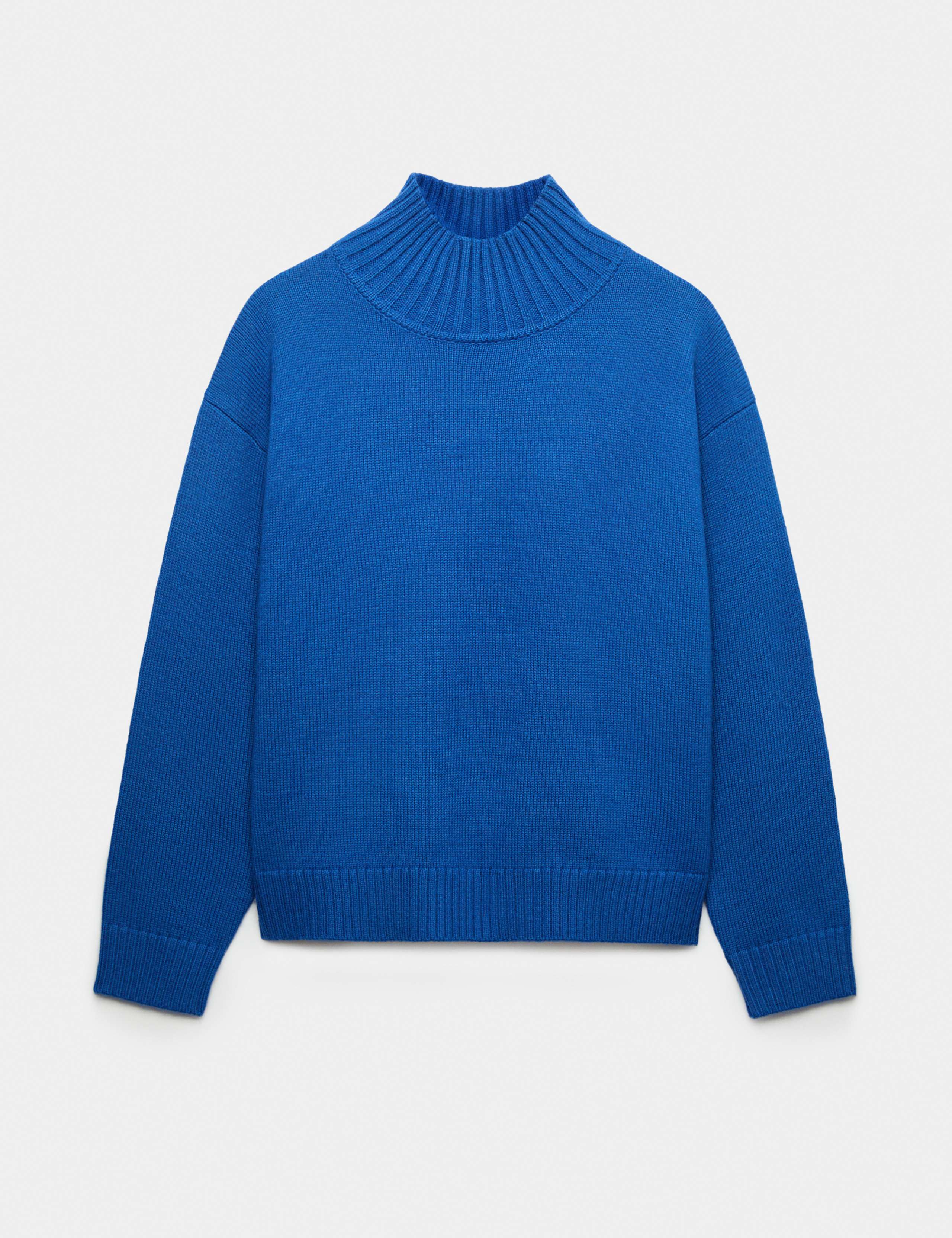 Wool Blend Funnel Neck Jumper 2 of 6