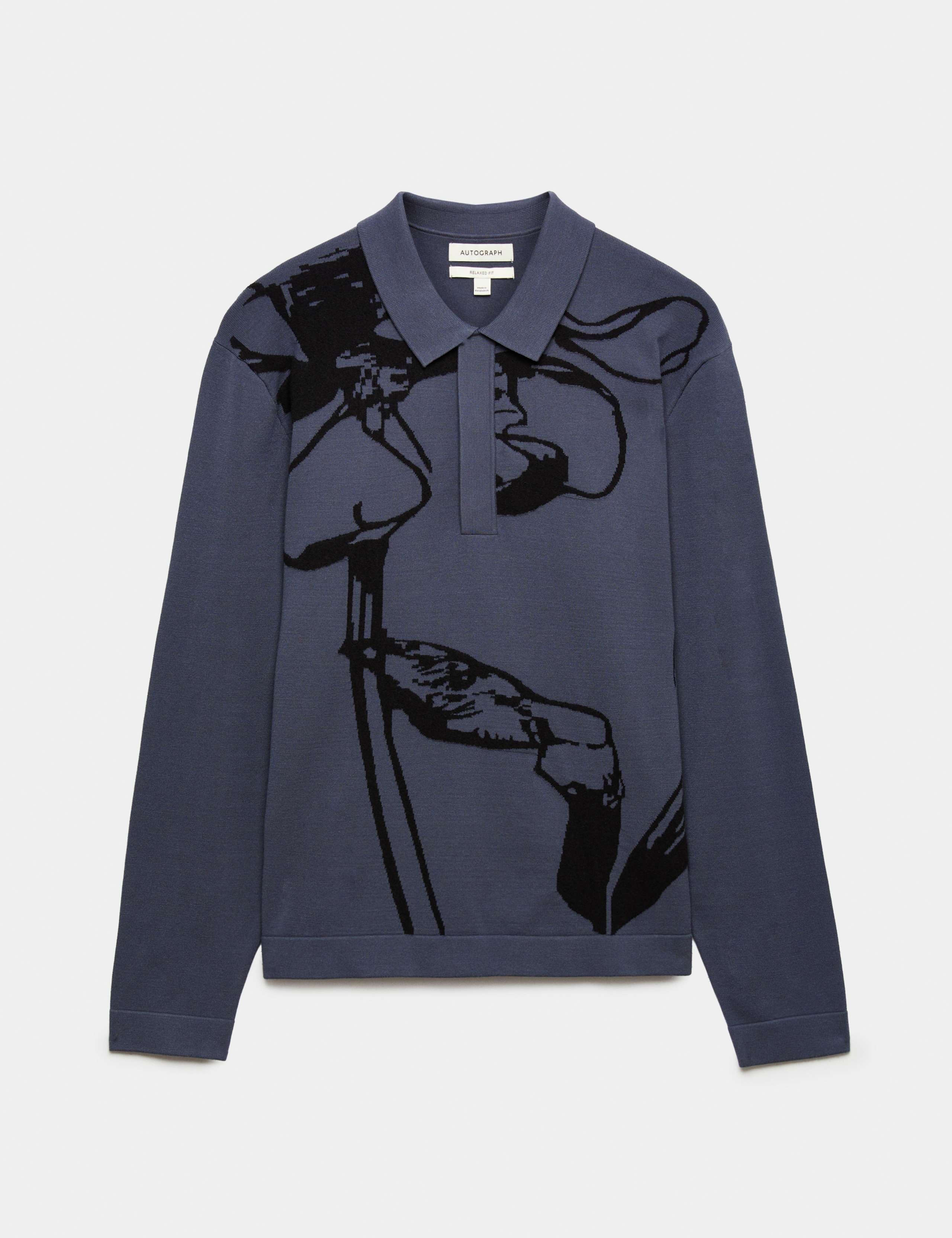 Concealed Placket Exploded Floral Polo 2 of 7