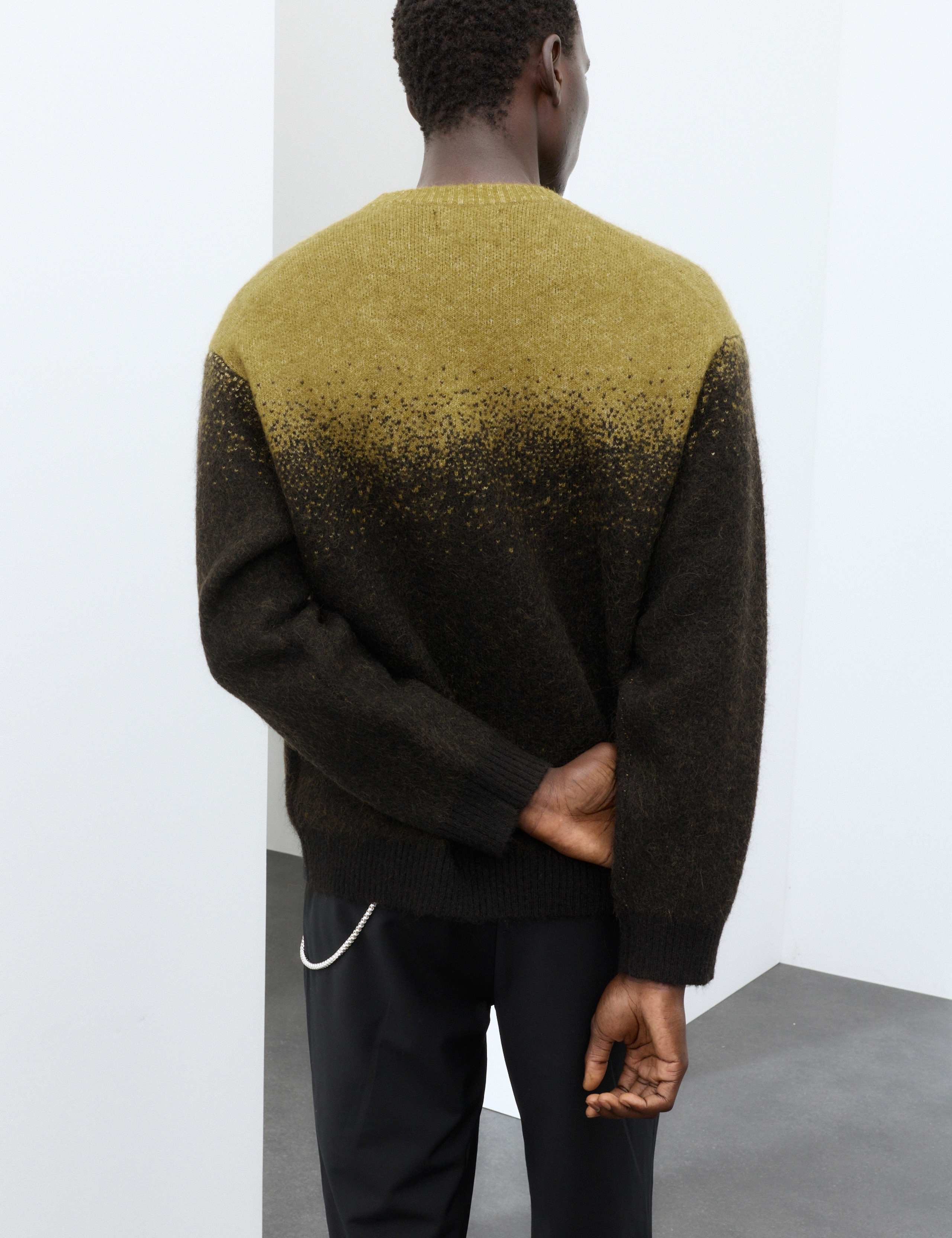 Mohair Blend Ombre Crew Neck Jumper 3 of 6
