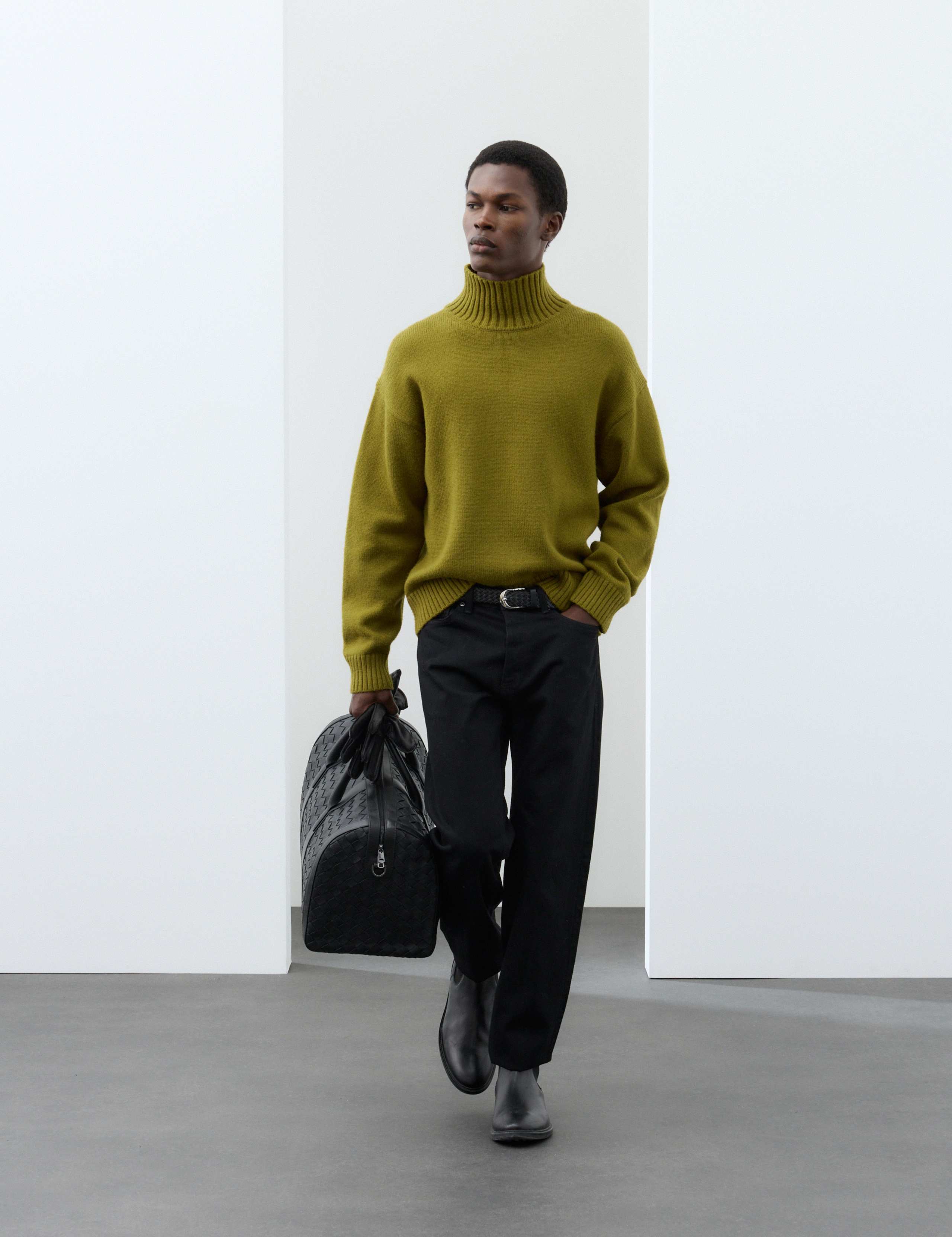 Wool Blend Funnel Neck Jumper 4 of 7