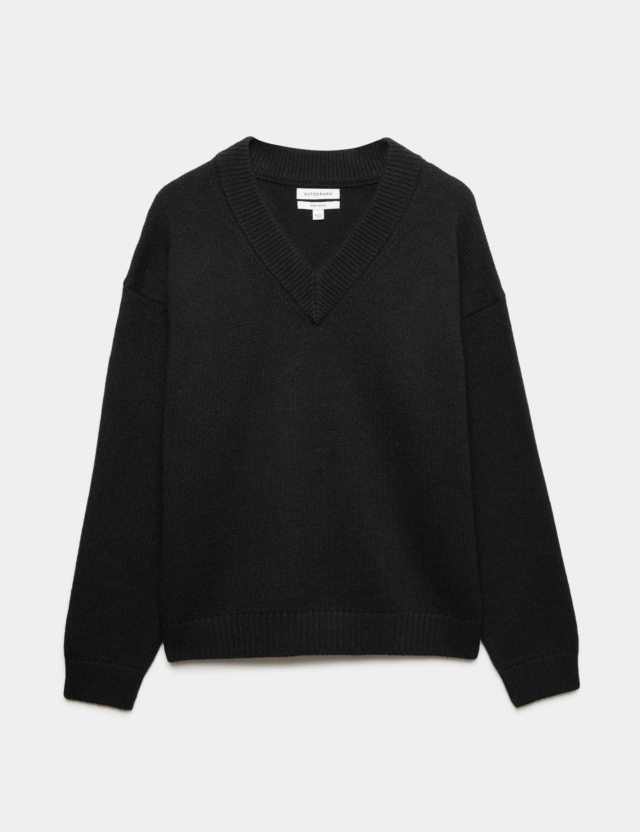 Wool Blend V-Neck Jumper 2 of 7
