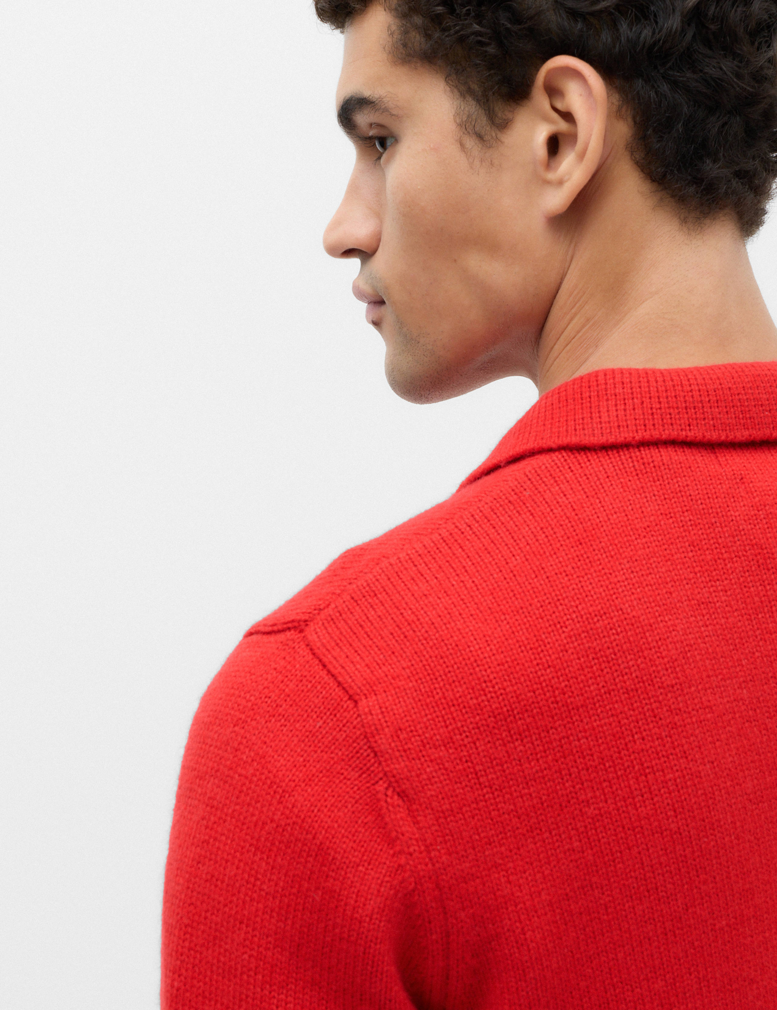 Quarter Zip Knitted Polo Shirt 4 of 7