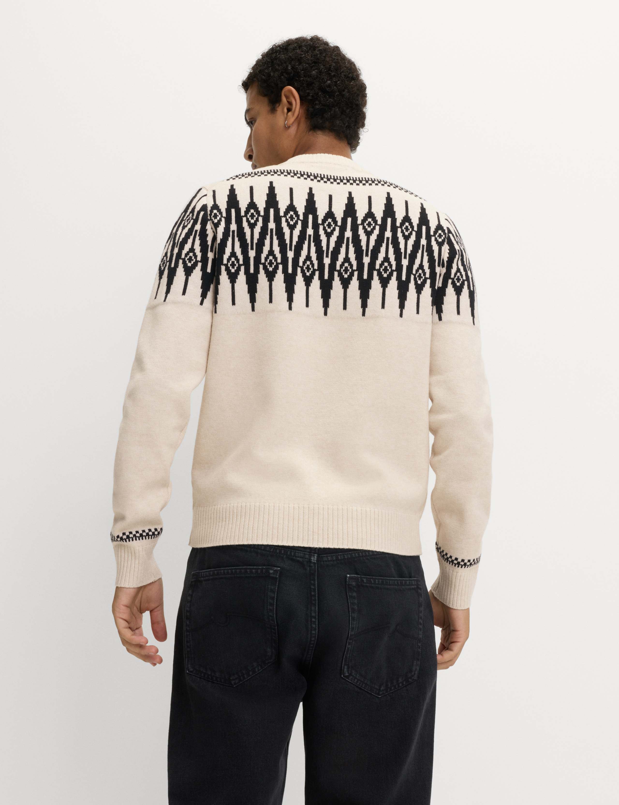Cotton Blend Fair Isle Jumper 6 of 6