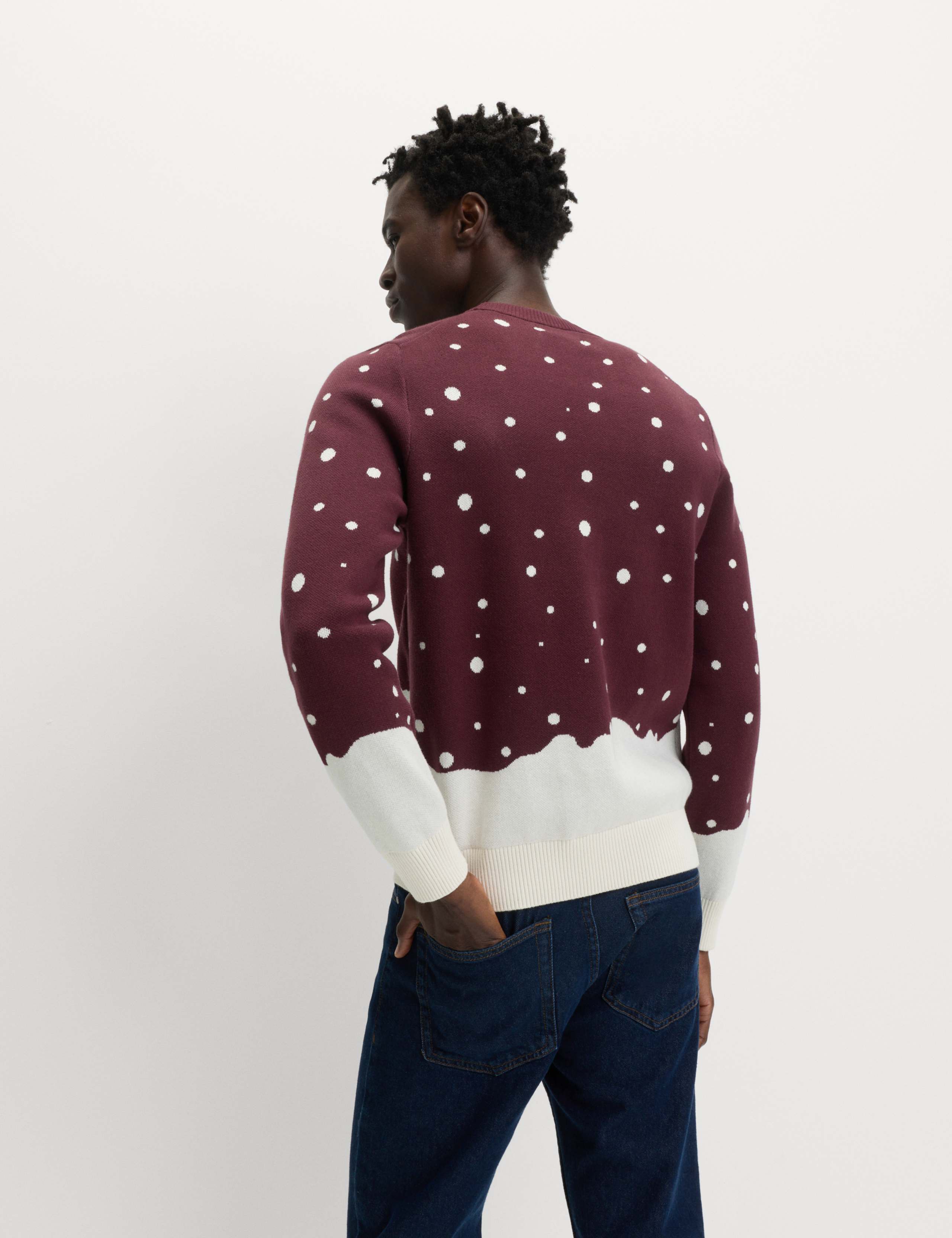 Pure Cotton Spencer Bear™ Snow Globe Jumper 4 of 4