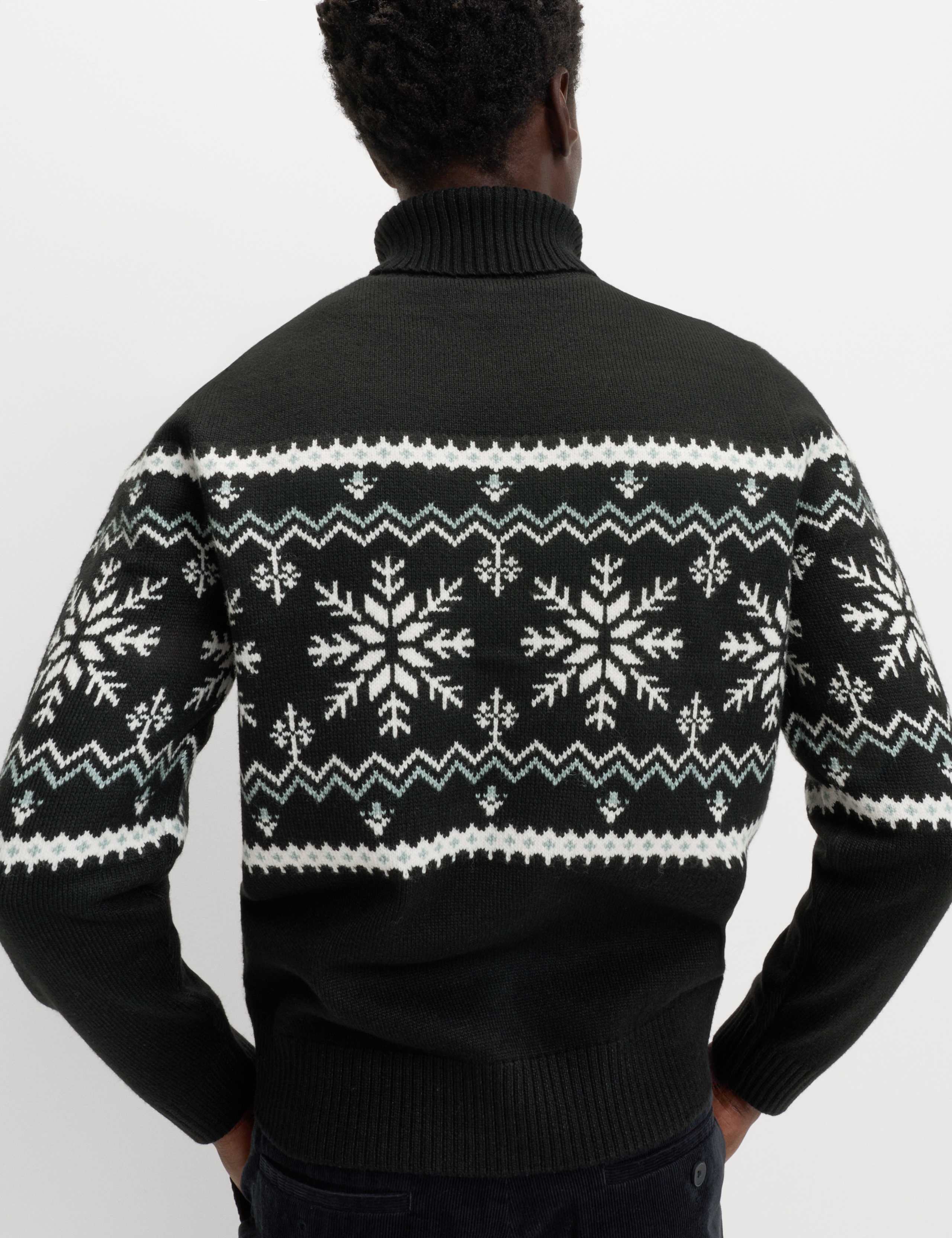 Snowflake Fair Isle Christmas Jumper 4 of 4