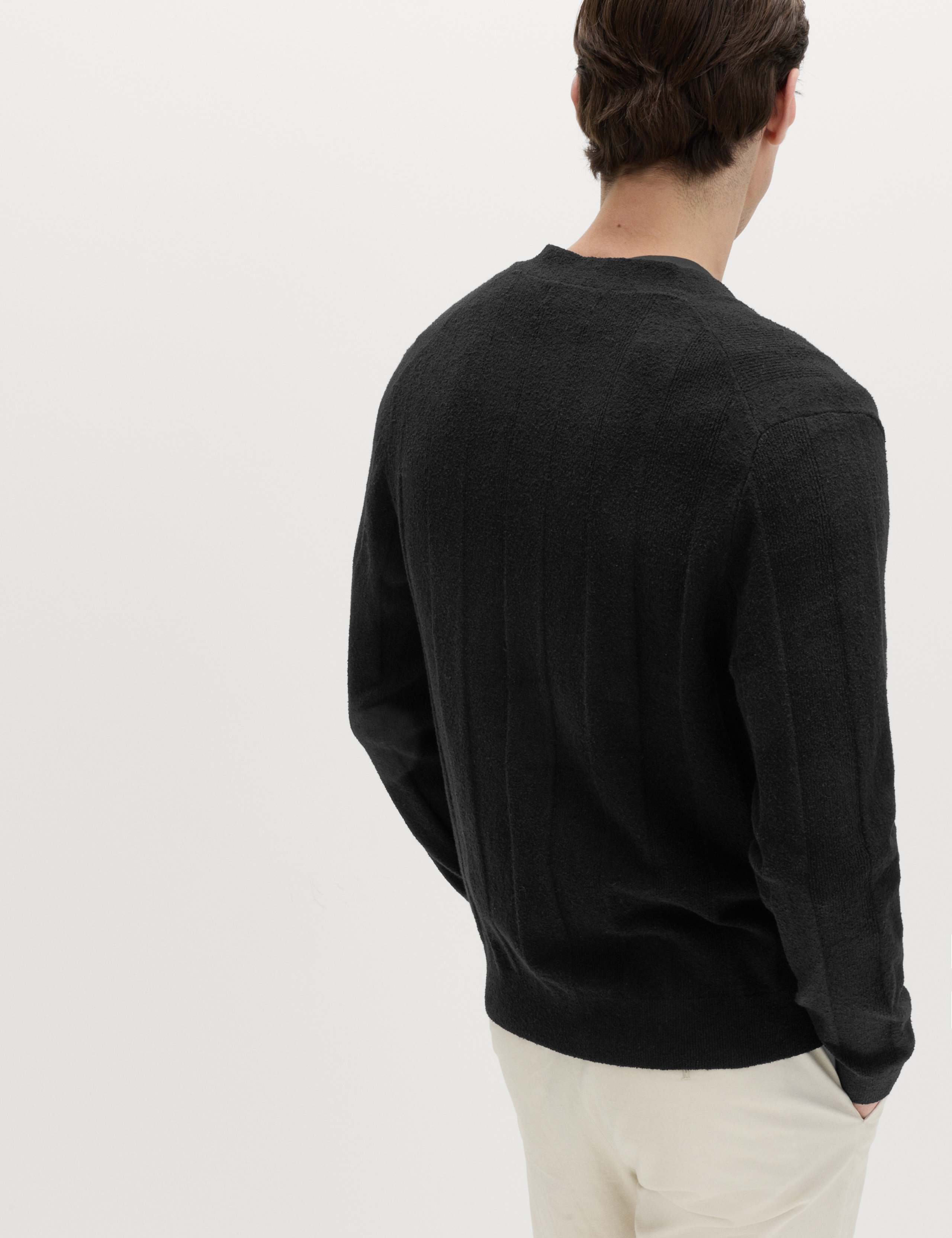 Cotton Rich Bouclé Knitted Cardigan 5 of 6