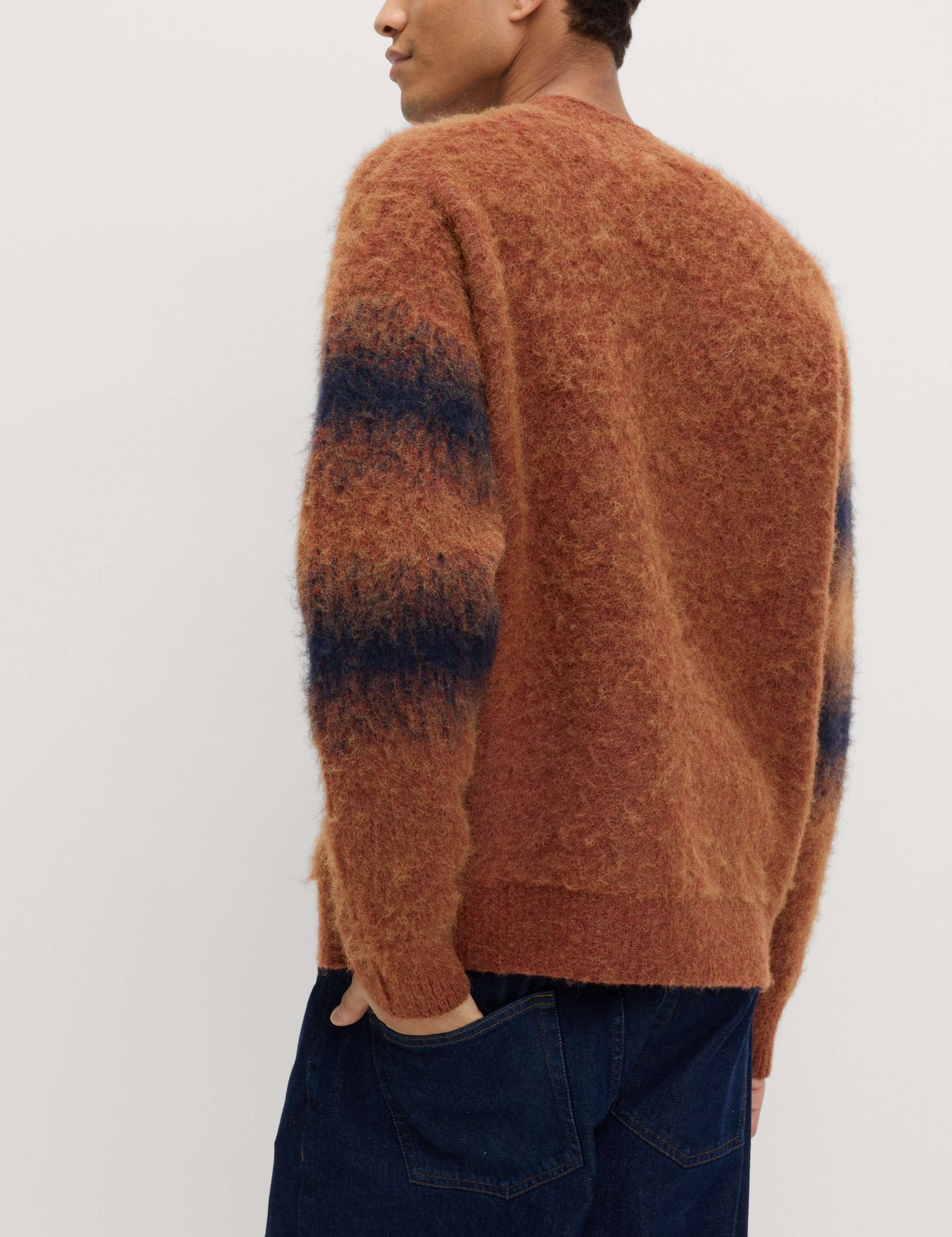 Hazy Knit Striped V-Neck Cardigan 5 of 5