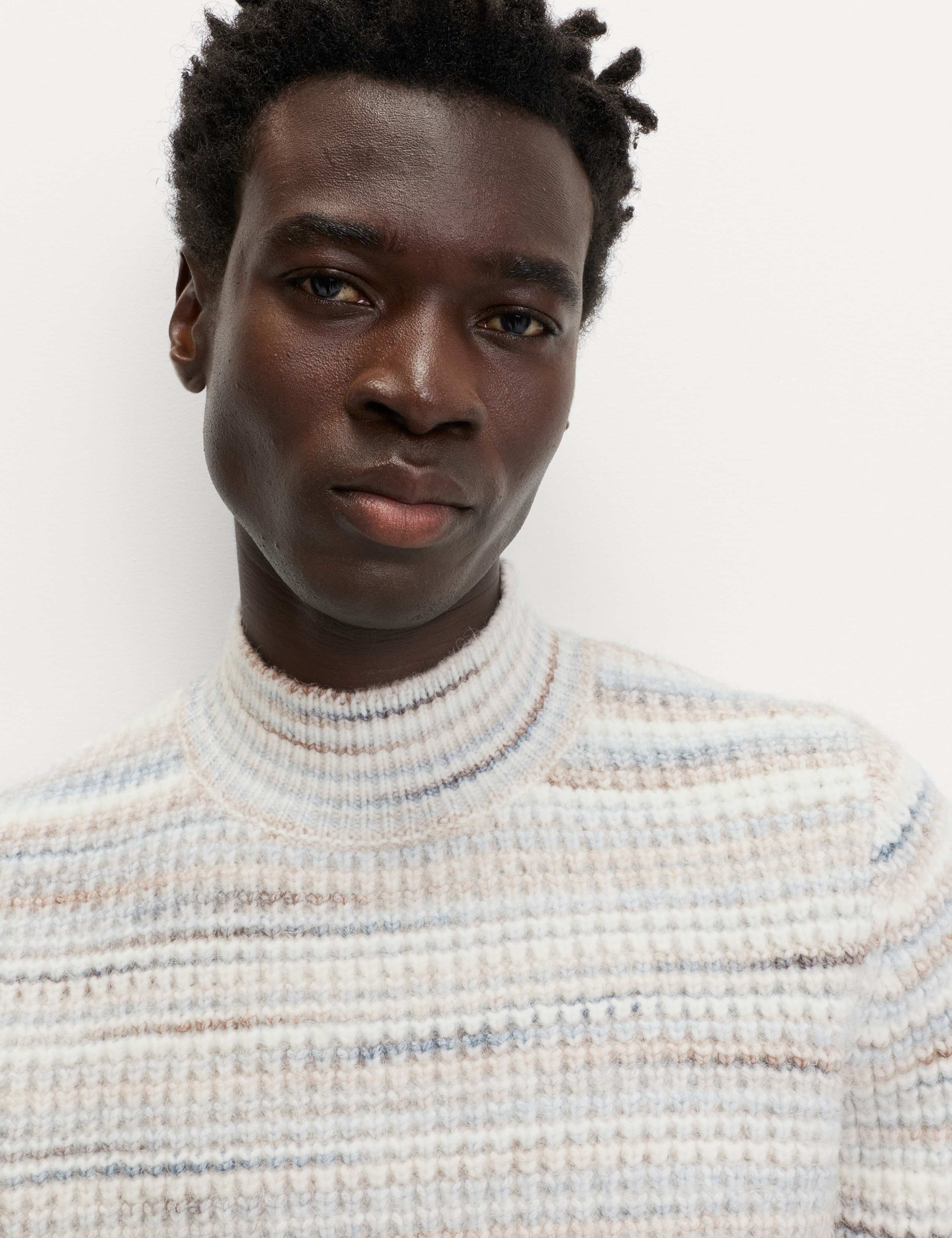 Space Dyed High Neck Jumper 4 of 5