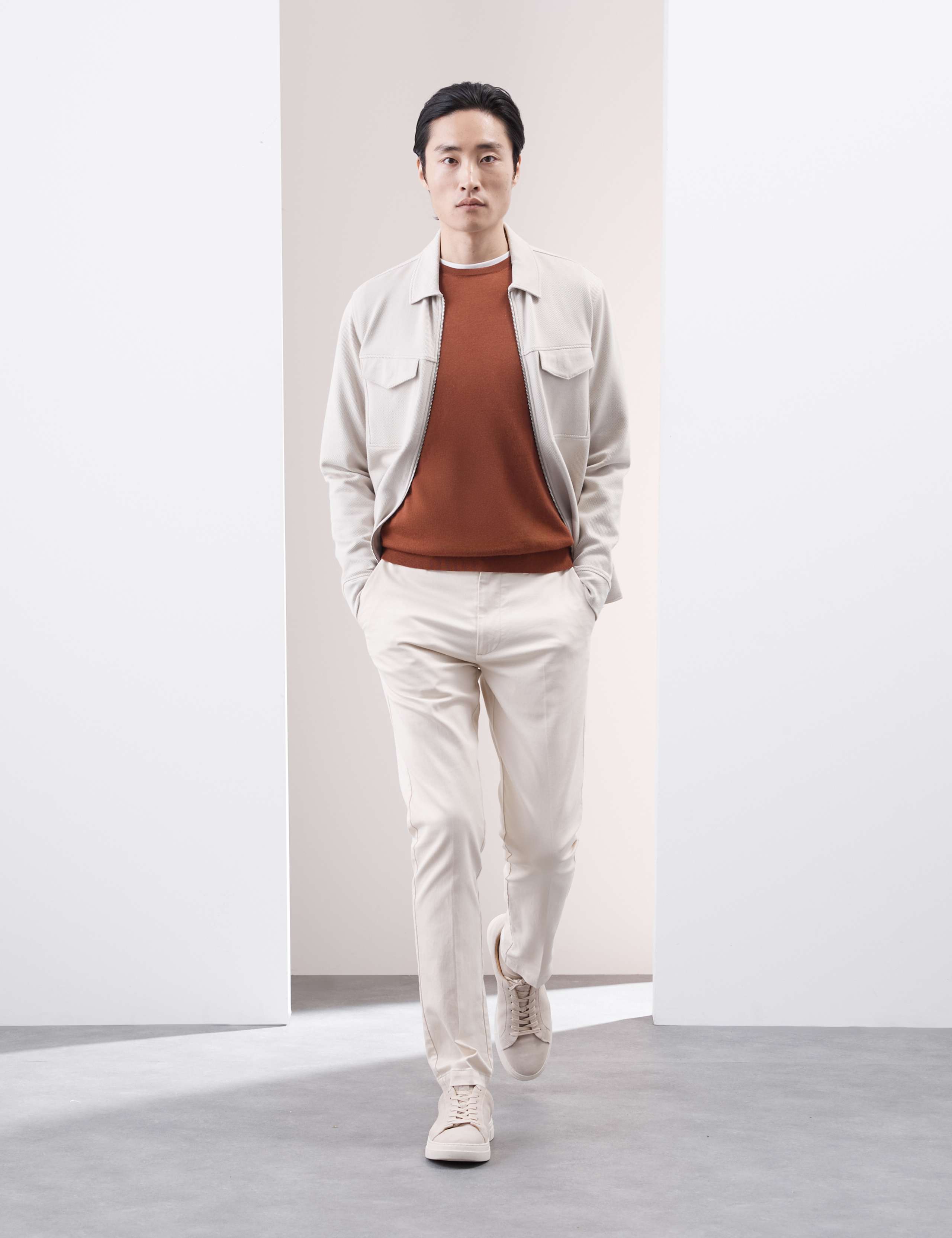 Pure Extra Fine Merino Wool Crew Neck Jumper 5 of 6