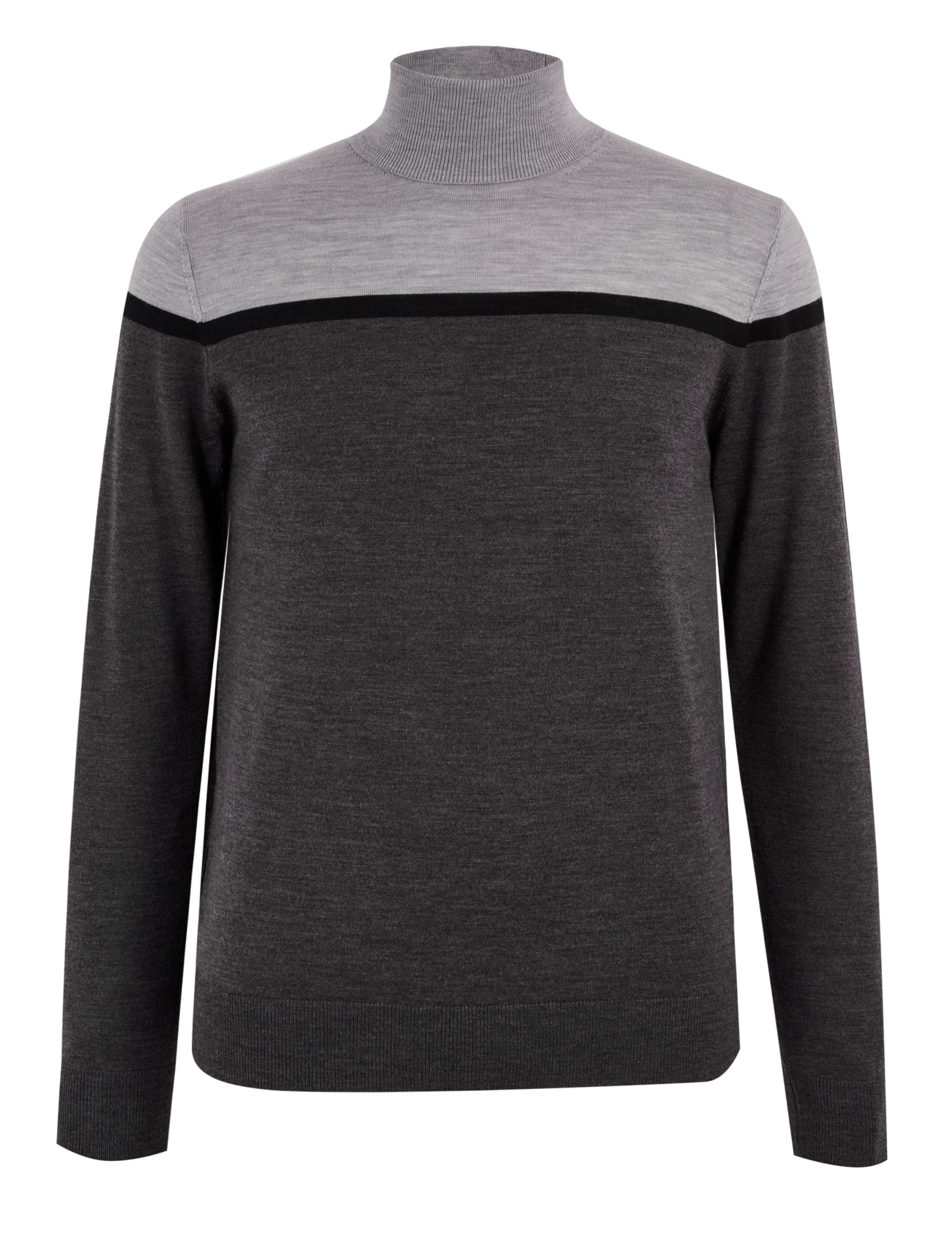 Pure Extra Fine Merino Roll Neck Jumper 2 of 5