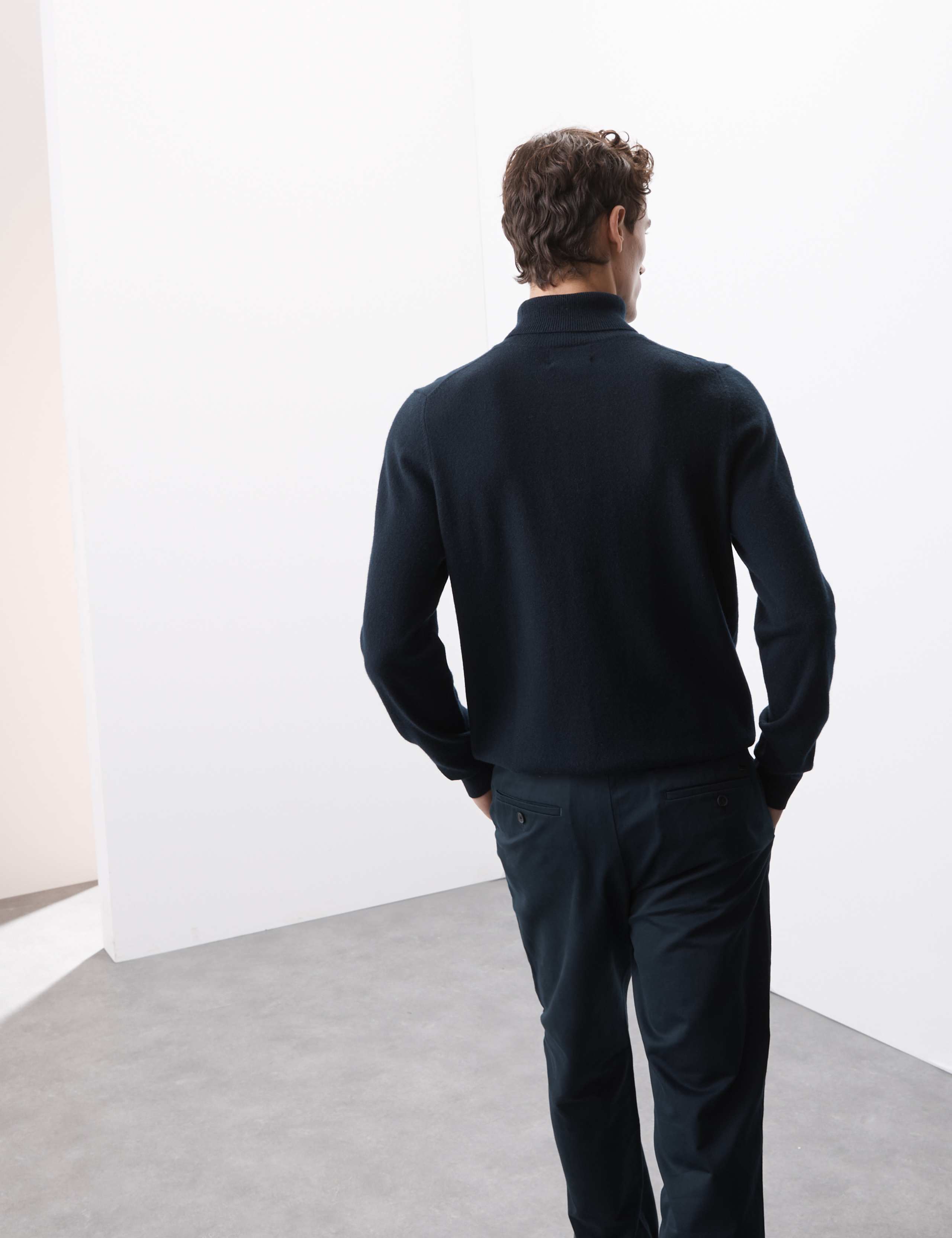 Pure Cashmere Roll Neck Jumper 5 of 5