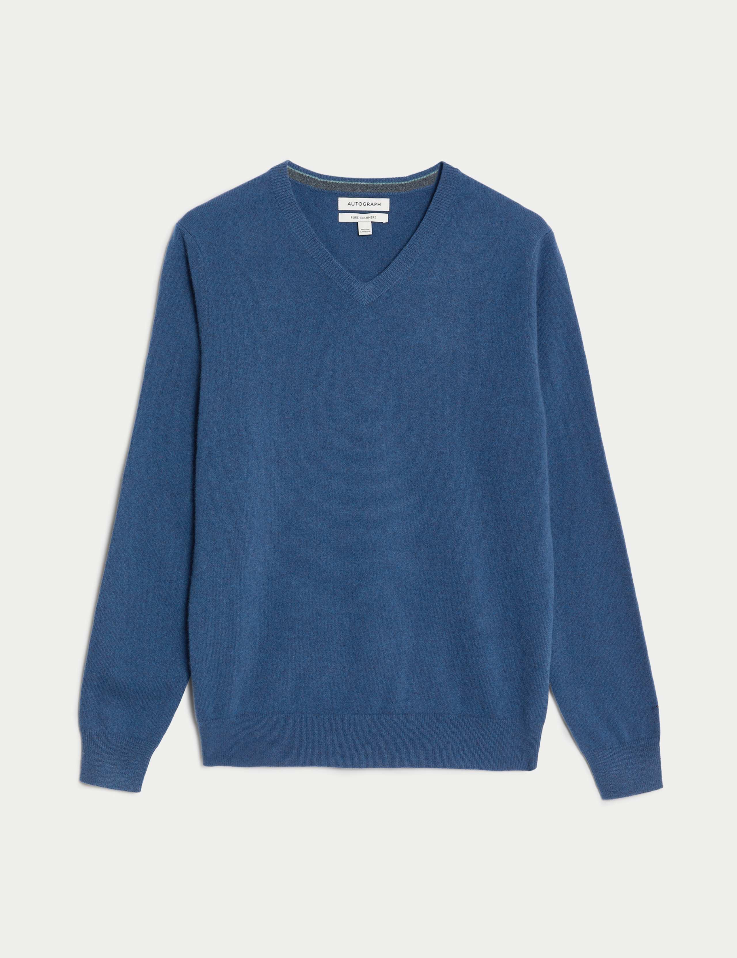 Pure Cashmere V-Neck Jumper 2 of 5