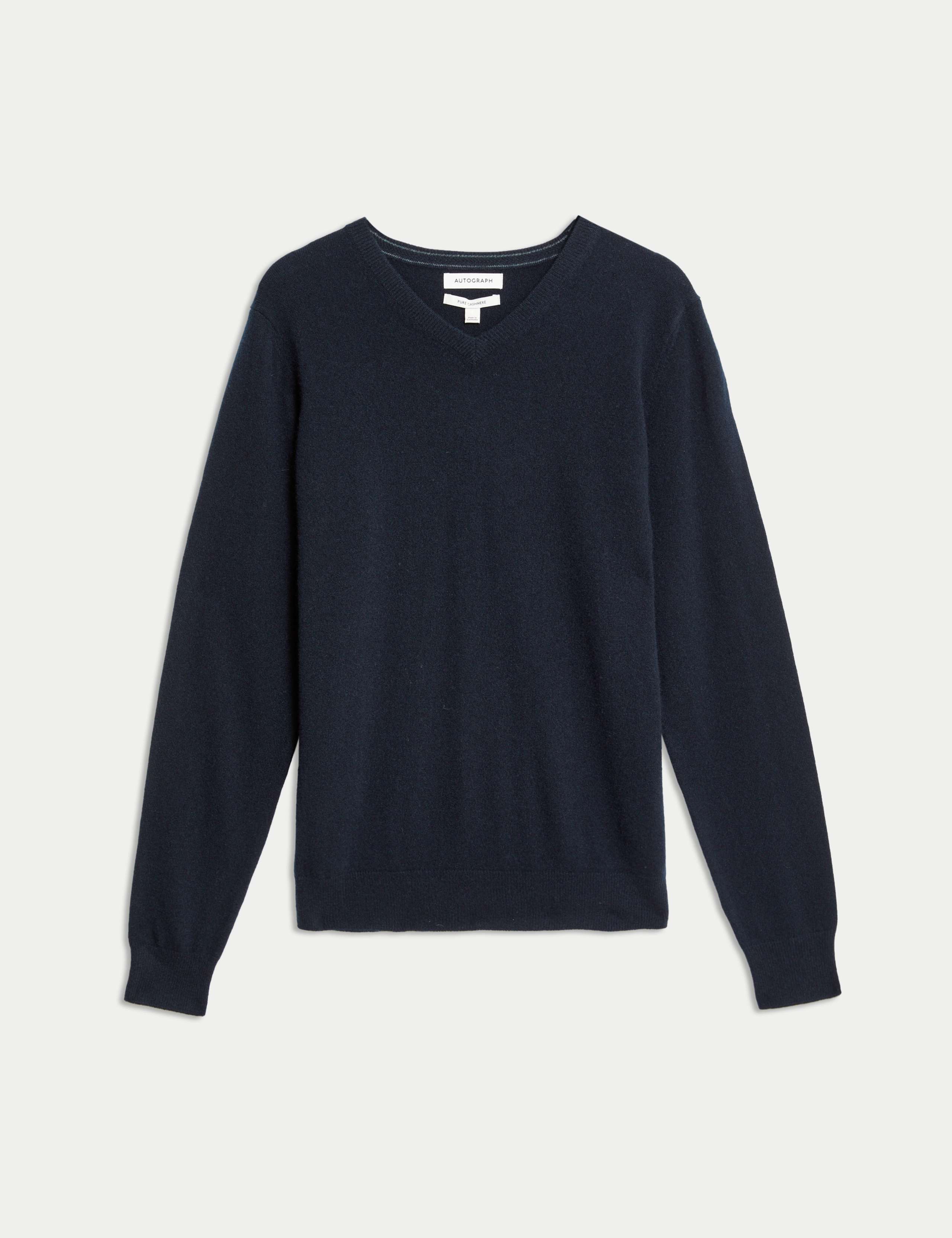 Pure Cashmere V-Neck Jumper 2 of 7