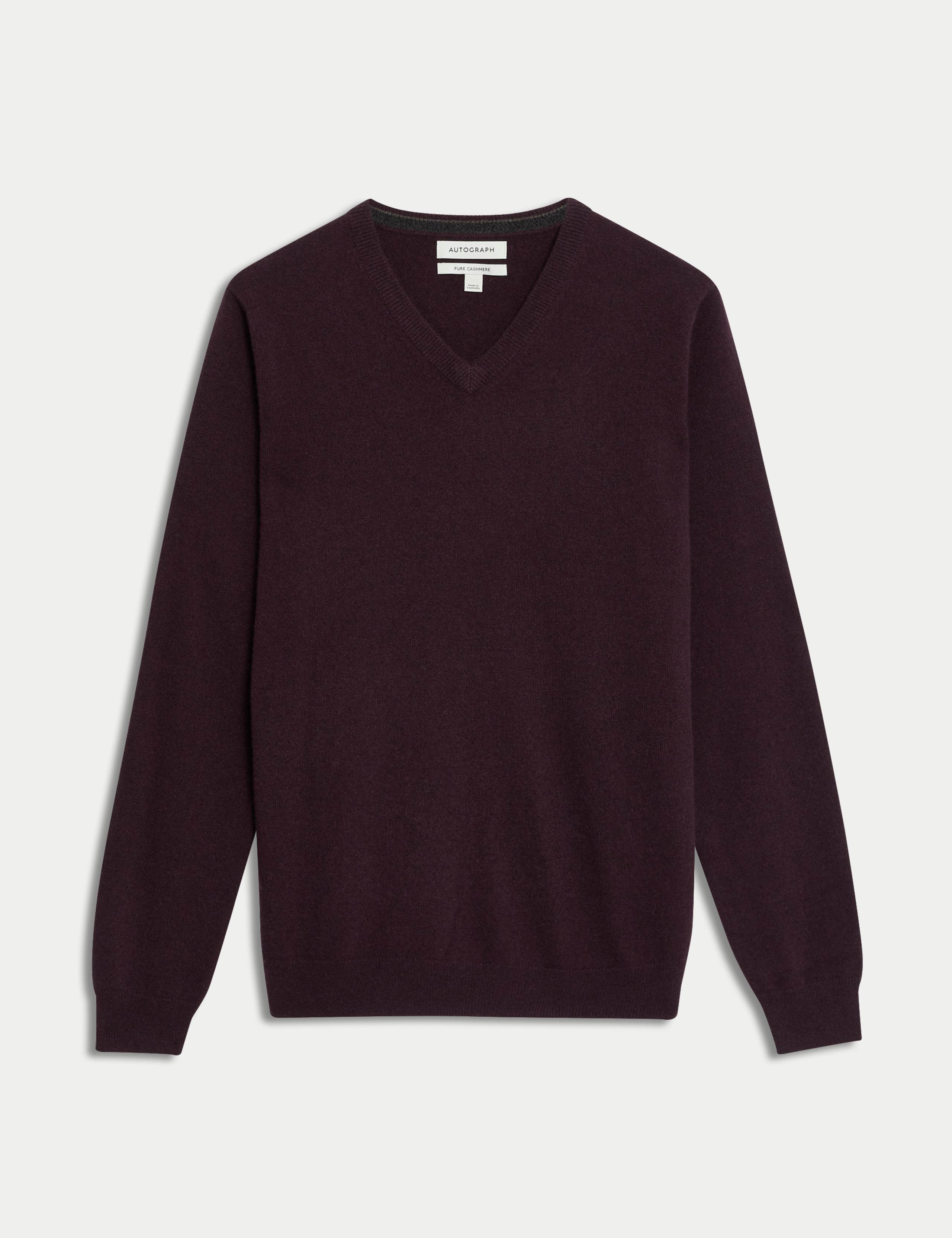 Pure Cashmere V-Neck Jumper 2 of 6