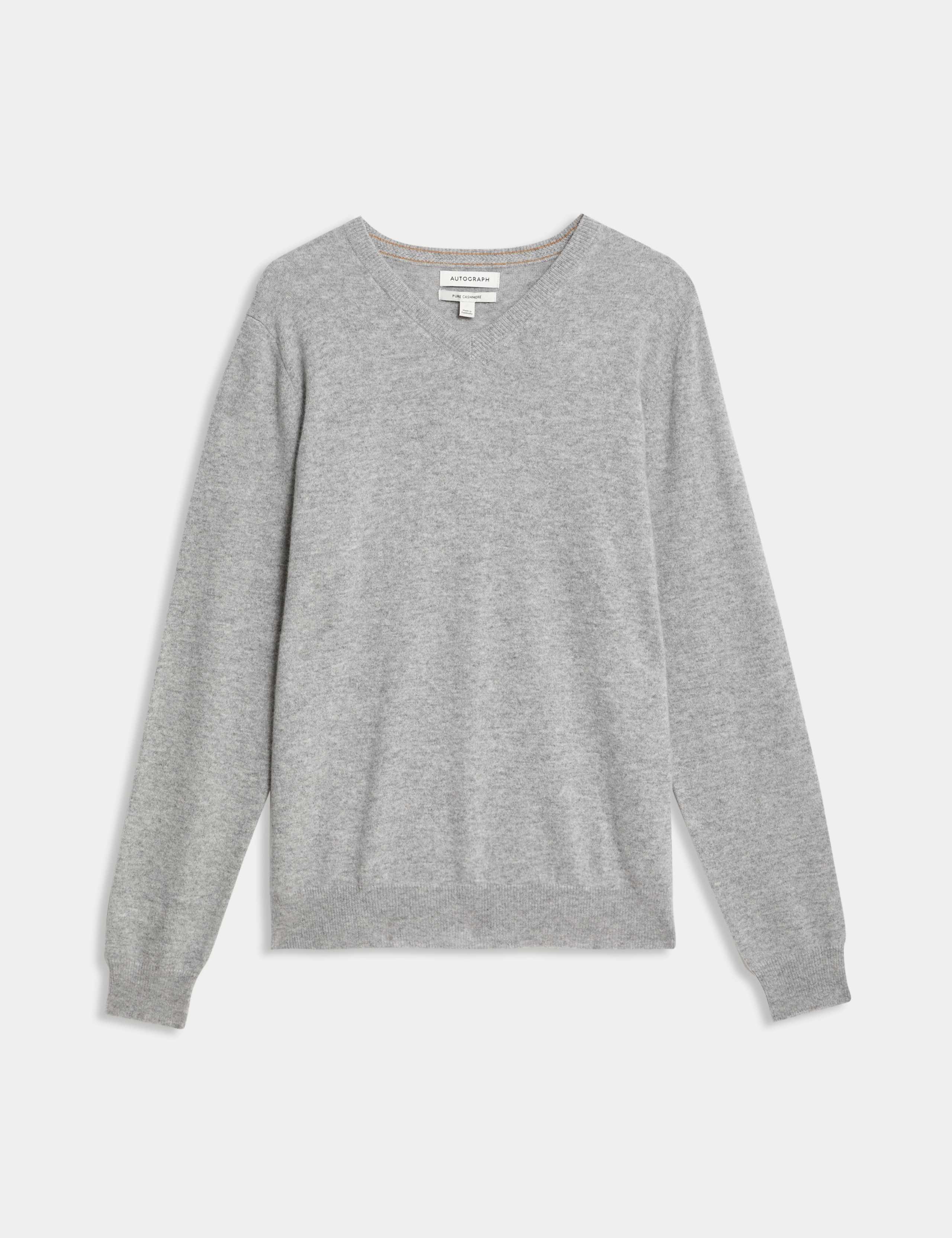 Pure Cashmere V-Neck Jumper 2 of 7