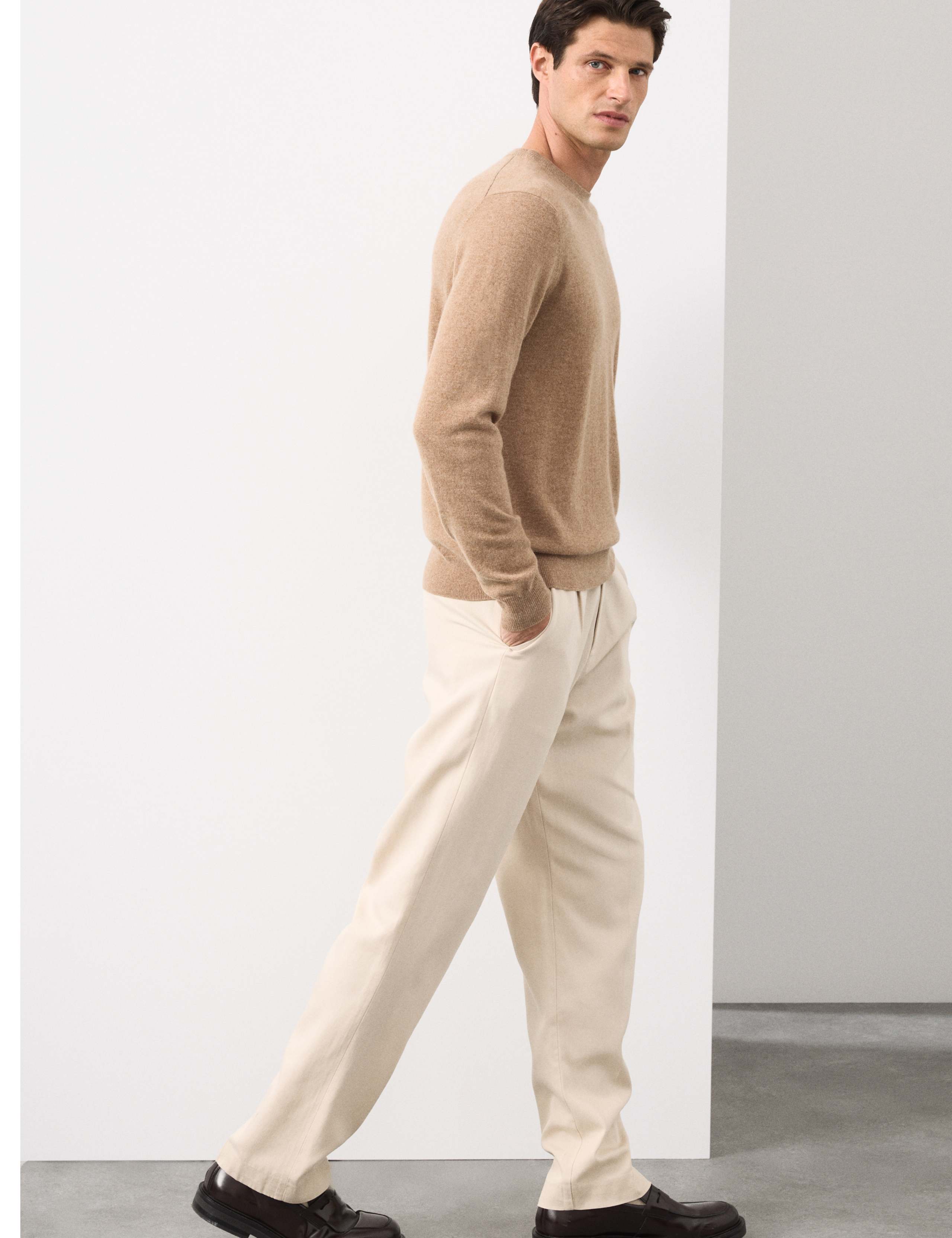 Pure Cashmere Crew Neck Jumper 4 of 7