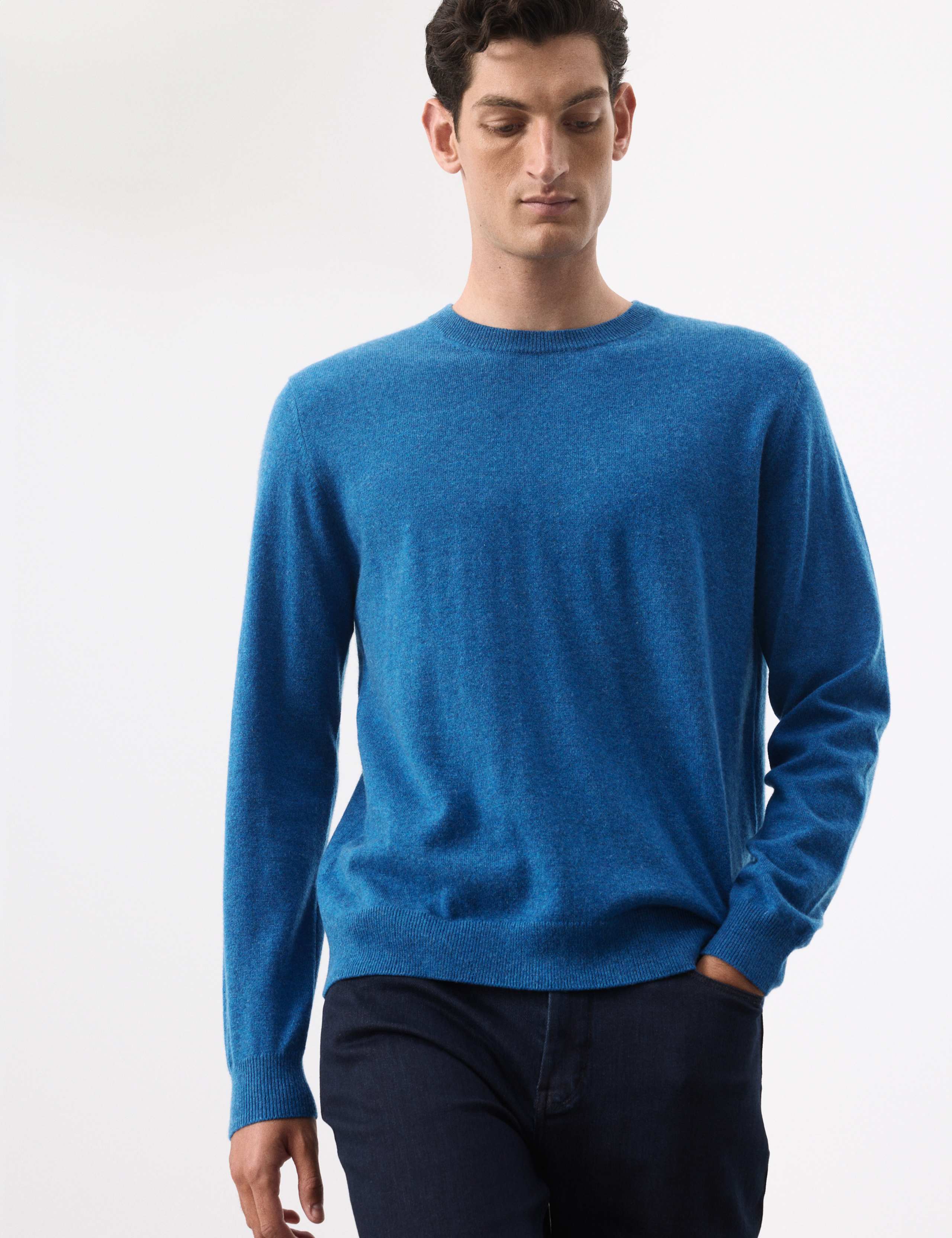 Pure Cashmere Crew Neck Jumper 4 of 6