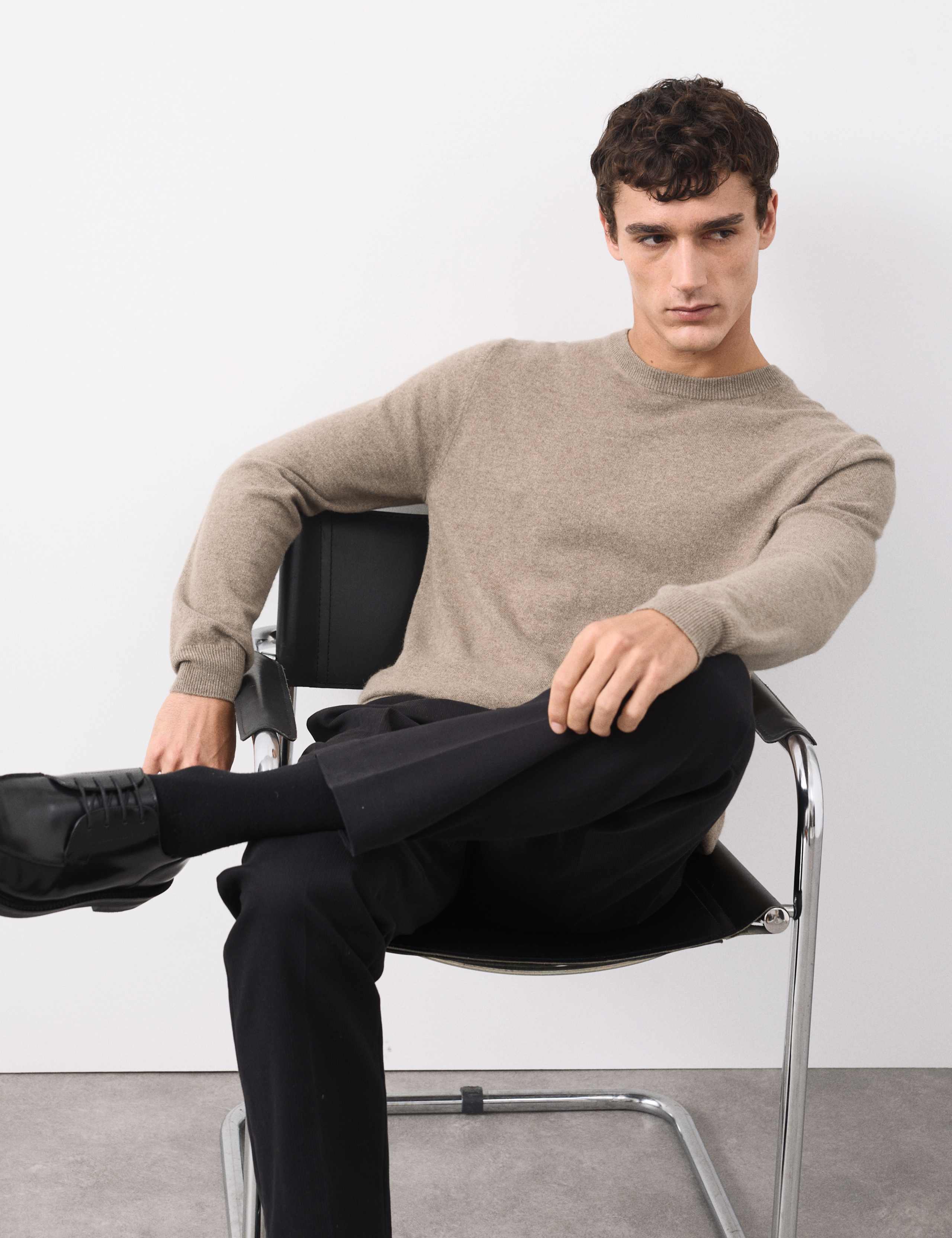 Pure Cashmere Crew Neck Jumper 1 of 7