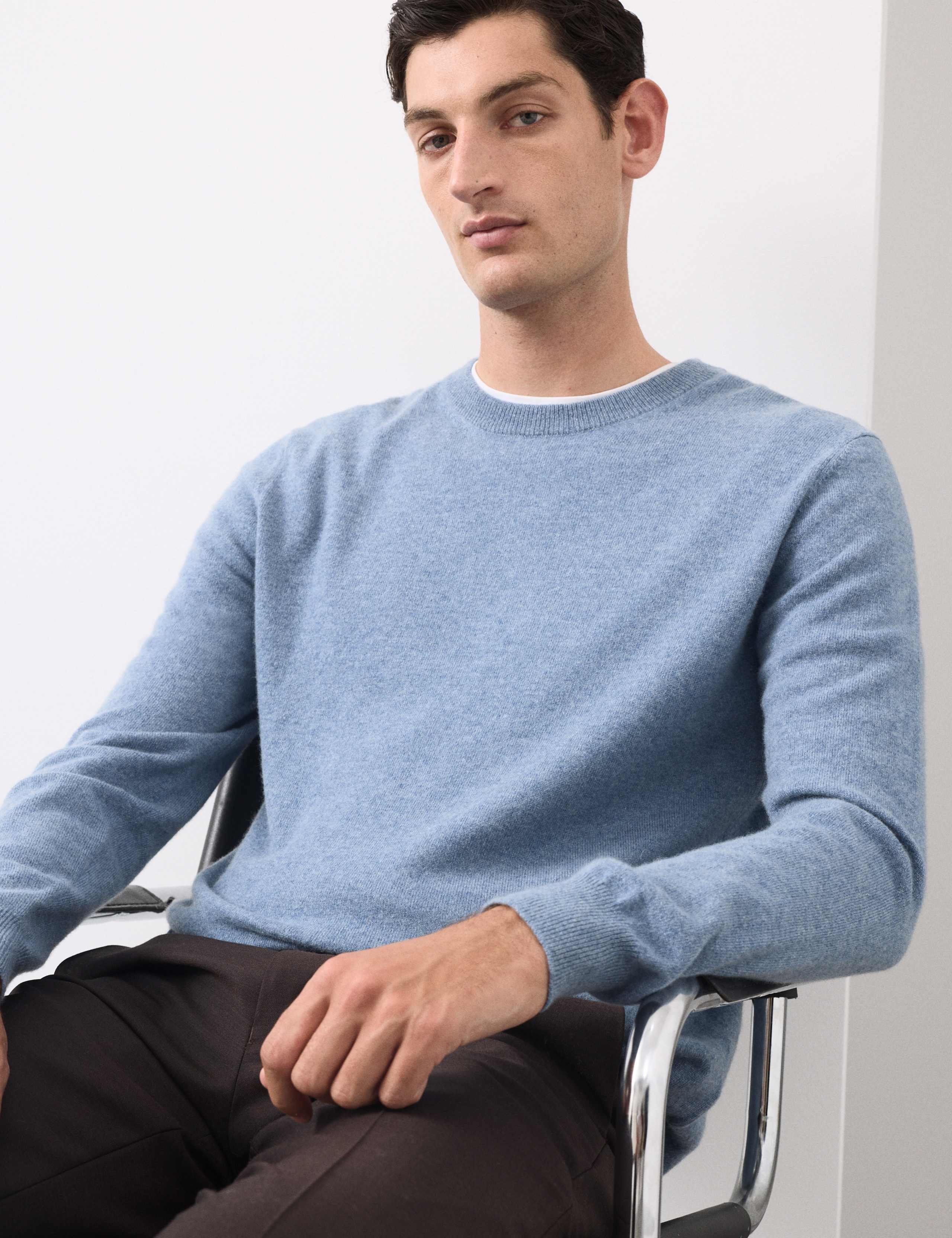 Pure Cashmere Crew Neck Jumper 4 of 6
