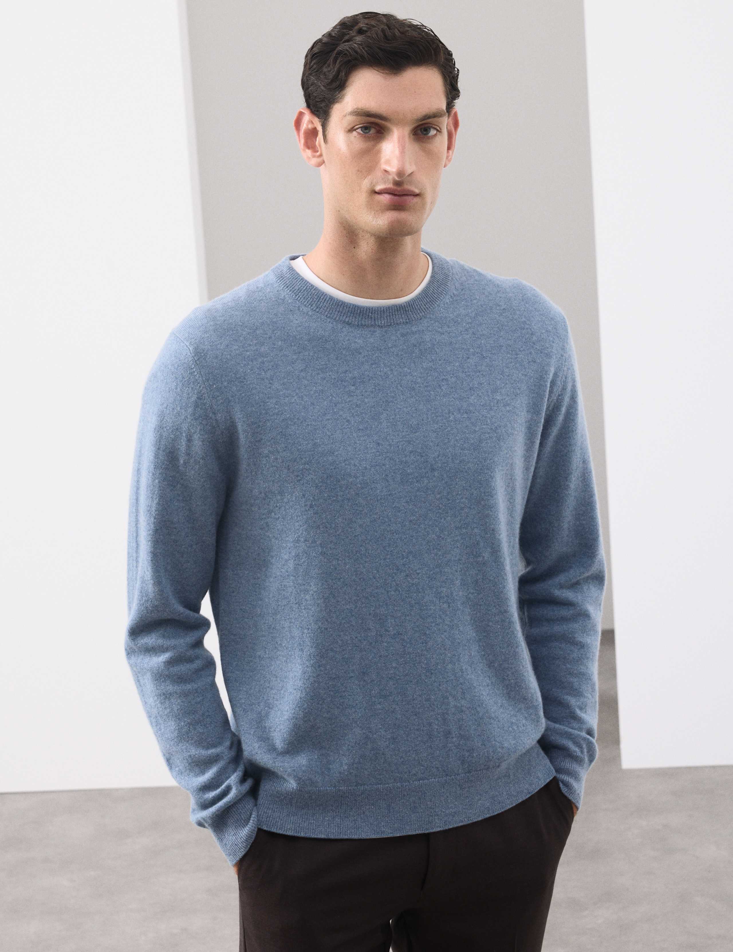 Pure Cashmere Crew Neck Jumper 6 of 6
