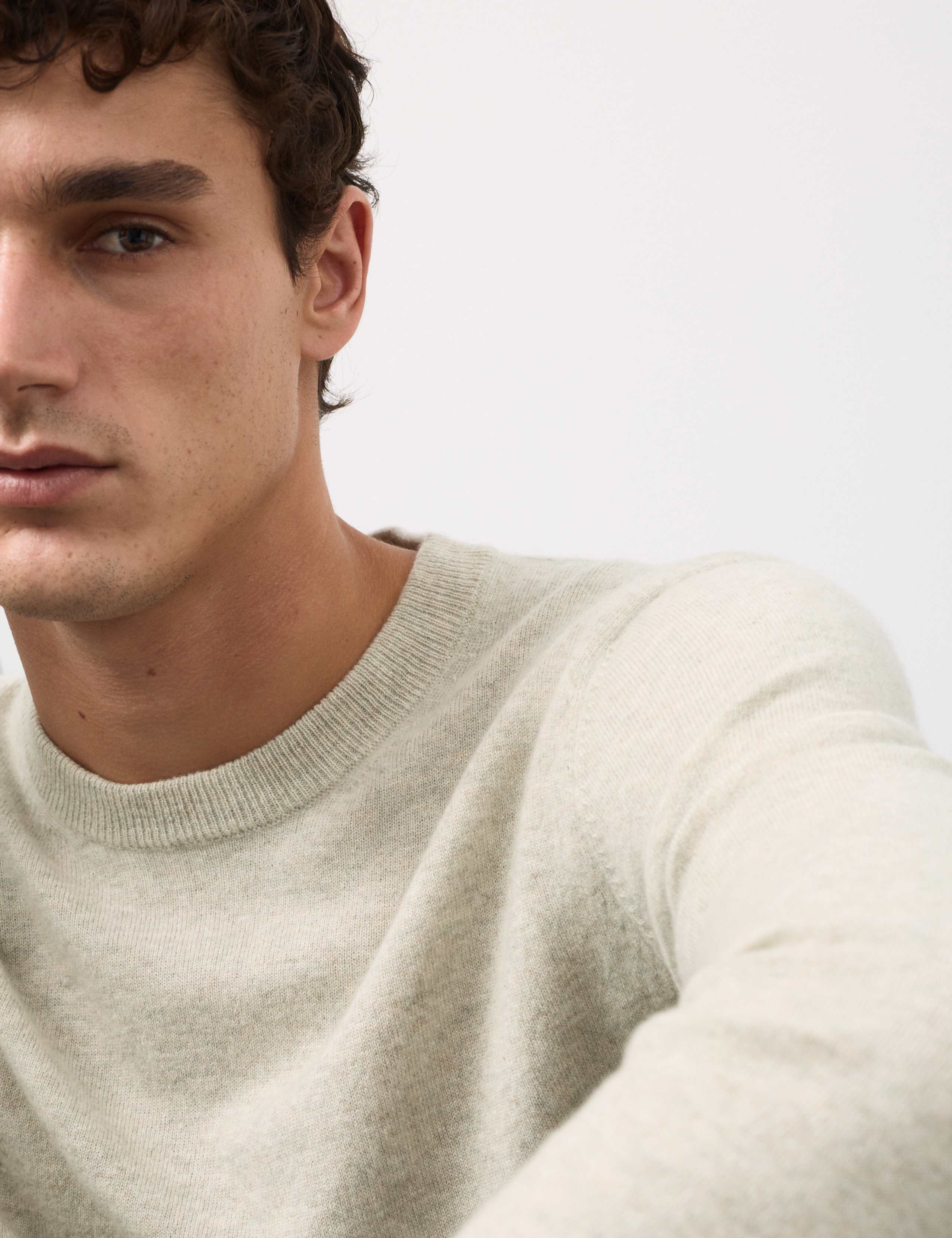 Pure Cashmere Crew Neck Jumper 3 of 10