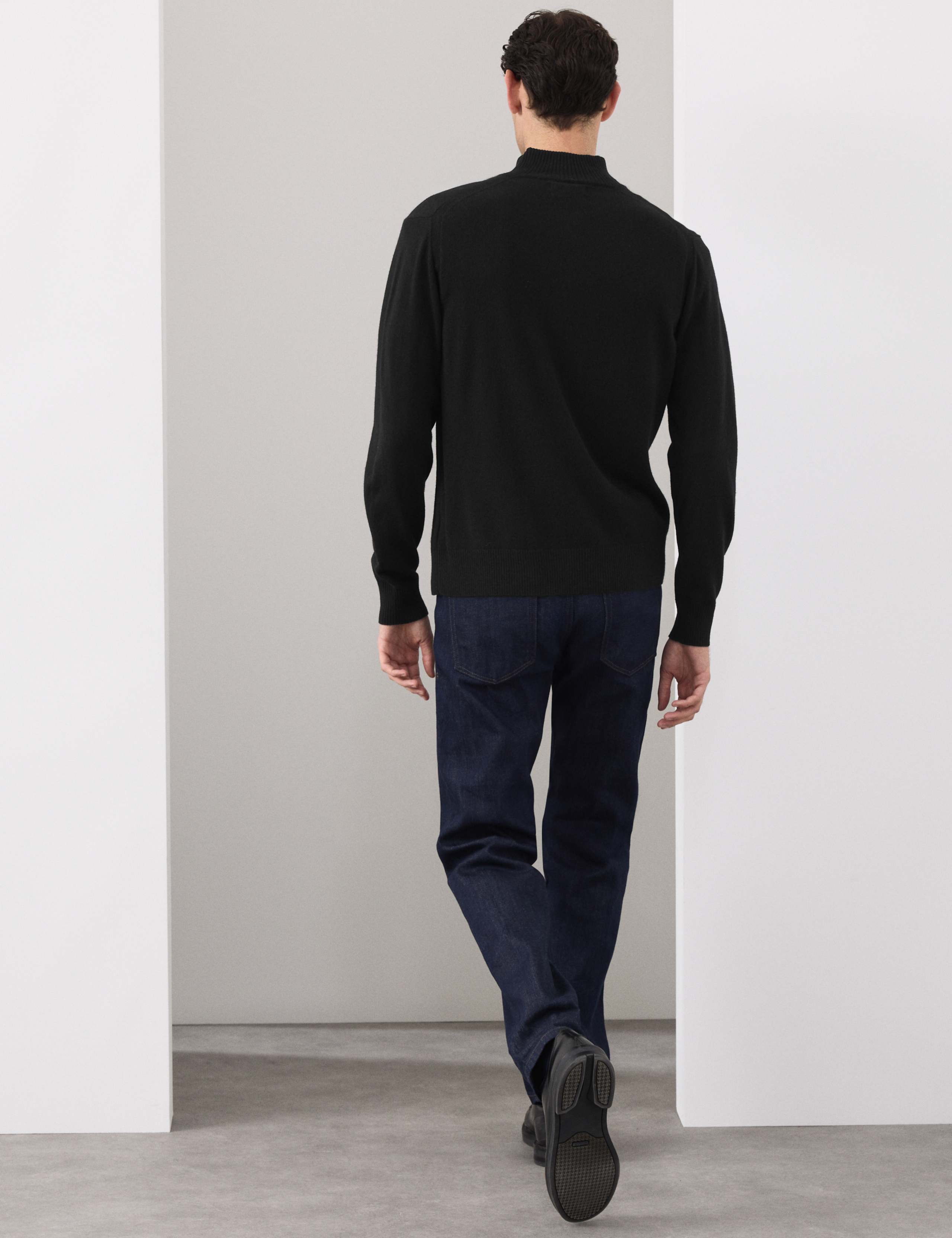 Pure Cashmere Half Zip Jumper 6 of 7