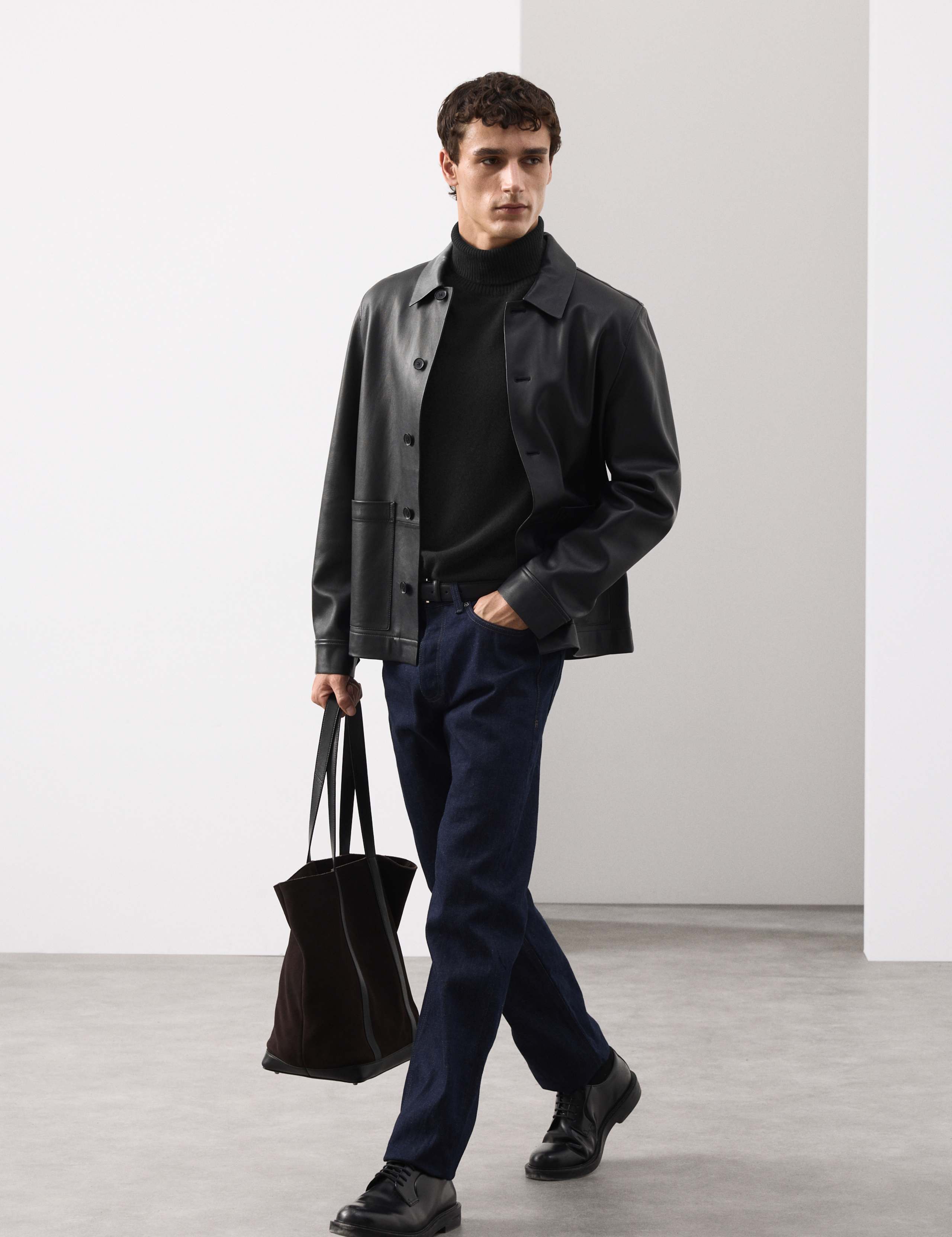 Pure Cashmere Roll Neck Jumper 3 of 7