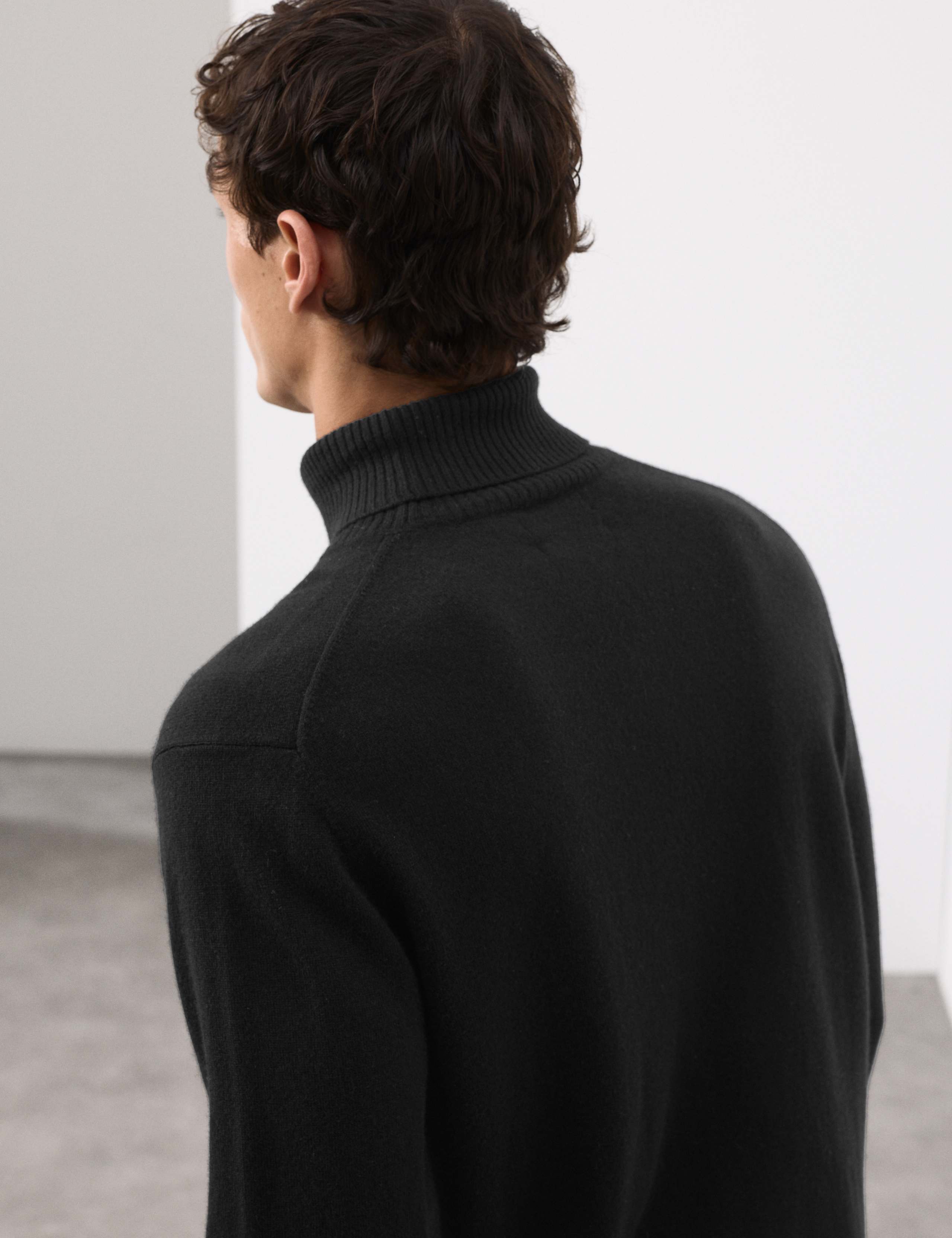 Pure Cashmere Roll Neck Jumper 4 of 7