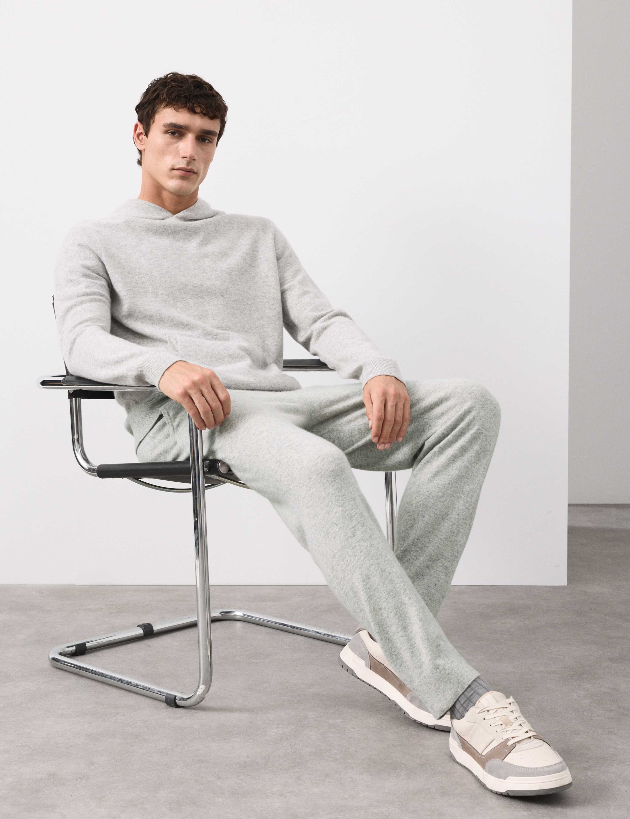 Pure Cashmere Knitted Joggers 1 of 7