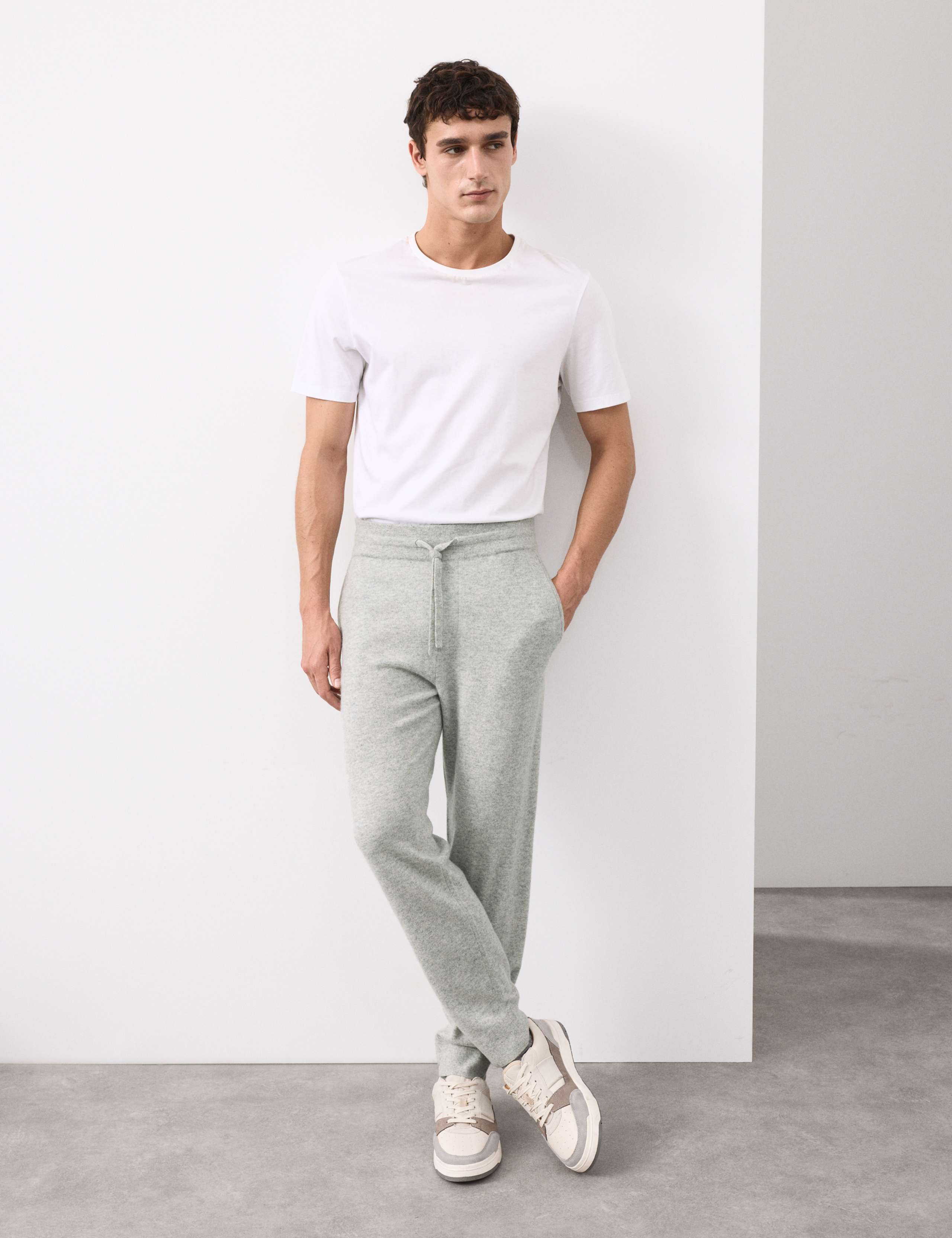 Pure Cashmere Knitted Joggers 5 of 7