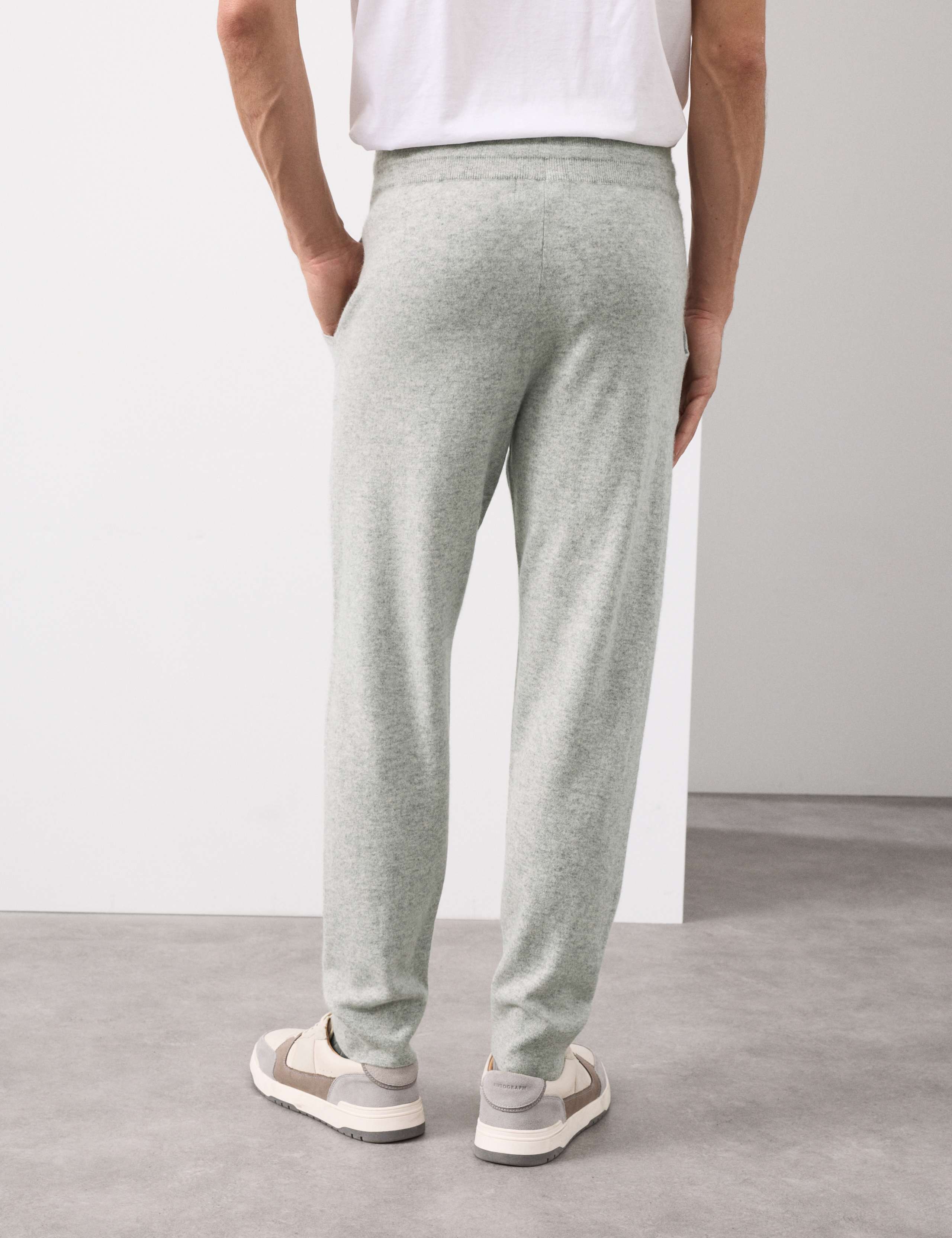 Pure Cashmere Knitted Joggers 6 of 7