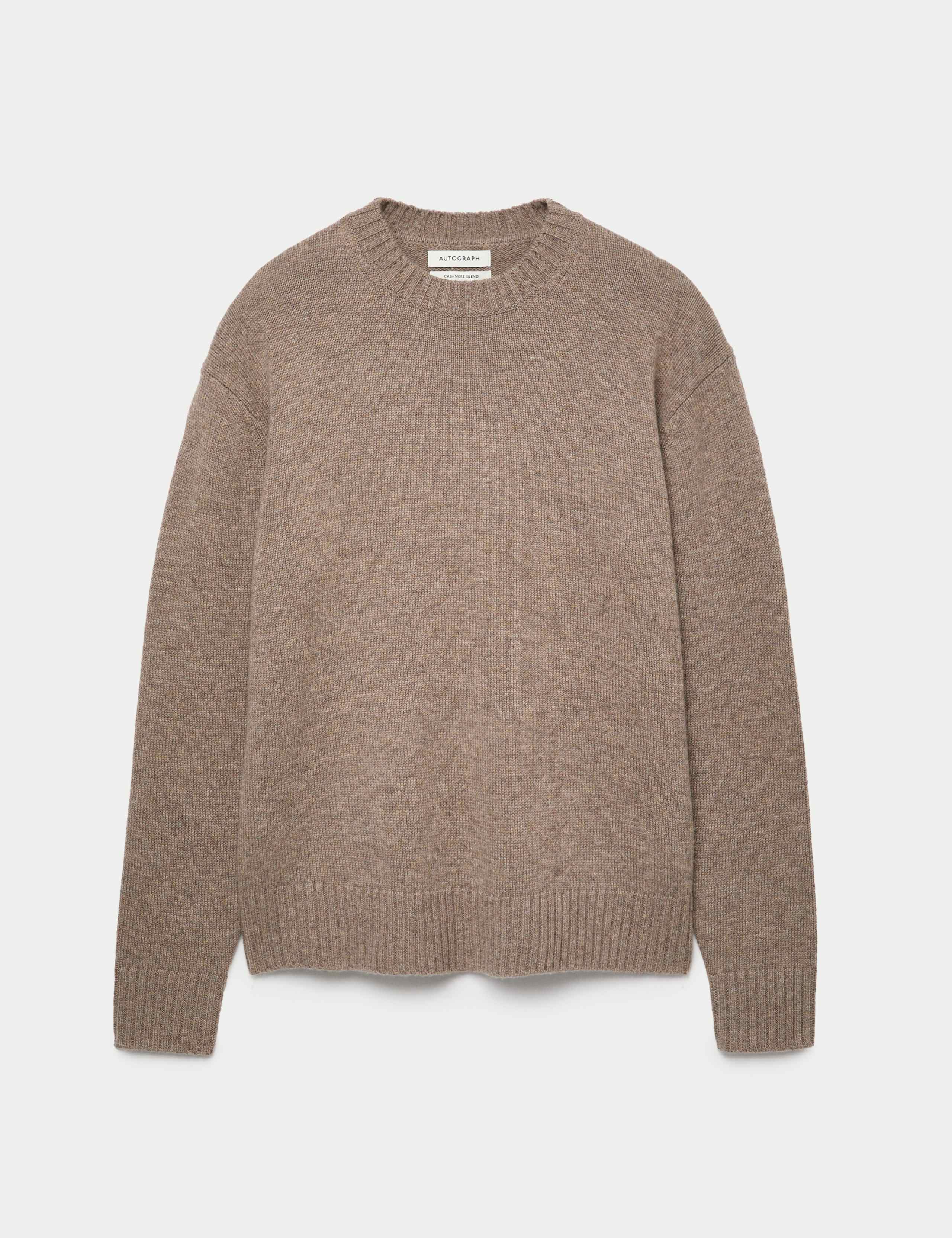 Cashmere and Wool Blend Crew Neck Jumper 2 of 7