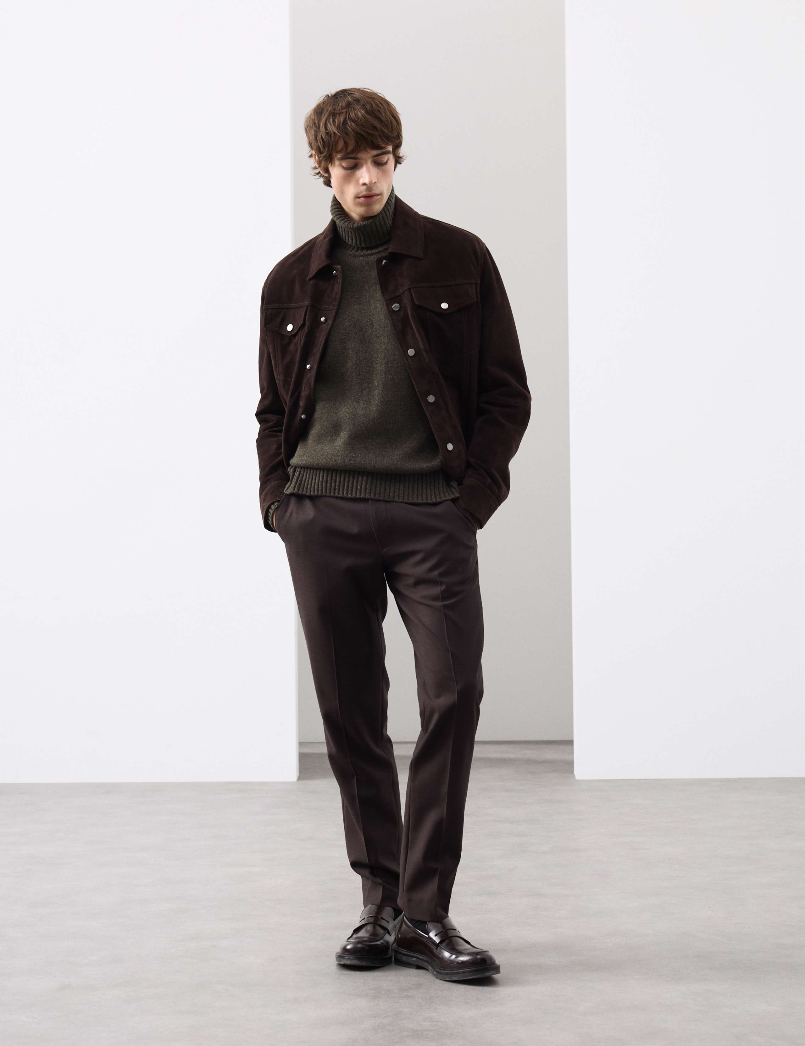 Wool and Cashmere Blend Roll Neck Jumper 3 of 7